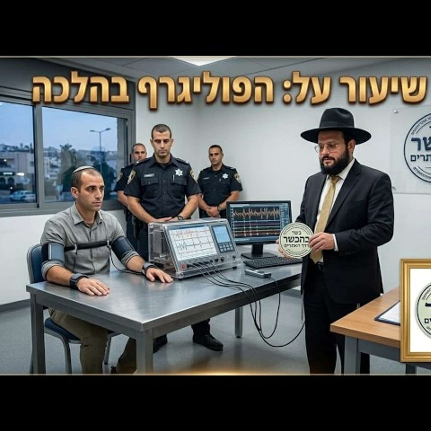 מכונת אמת בבית הדין?! 😱 האם ההלכה מכירה בפוליגרף ובבדיקות DNA? הרב אברהם מימון שליט"א episode artwork
