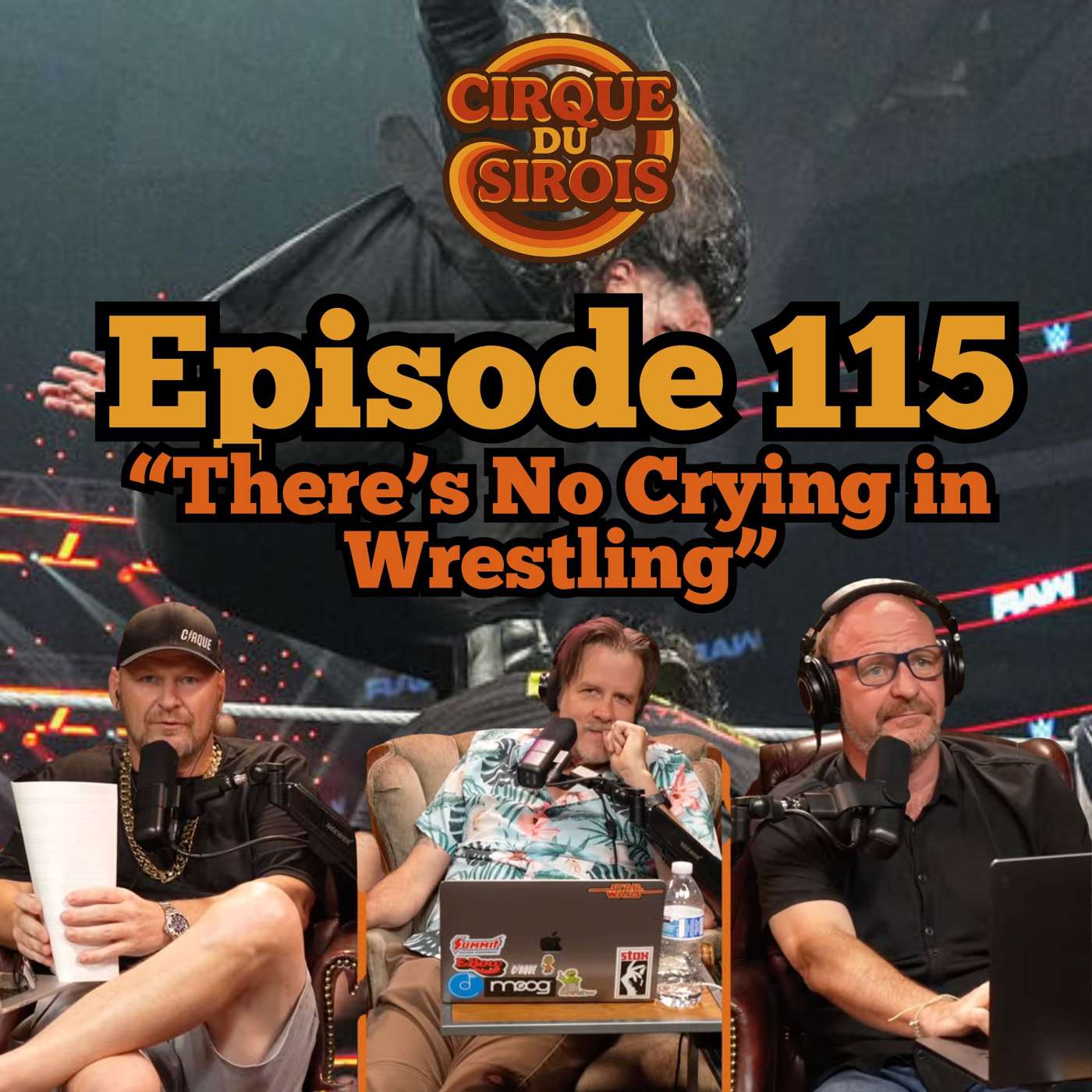 "There's No Crying in Wrestling" episode artwork
