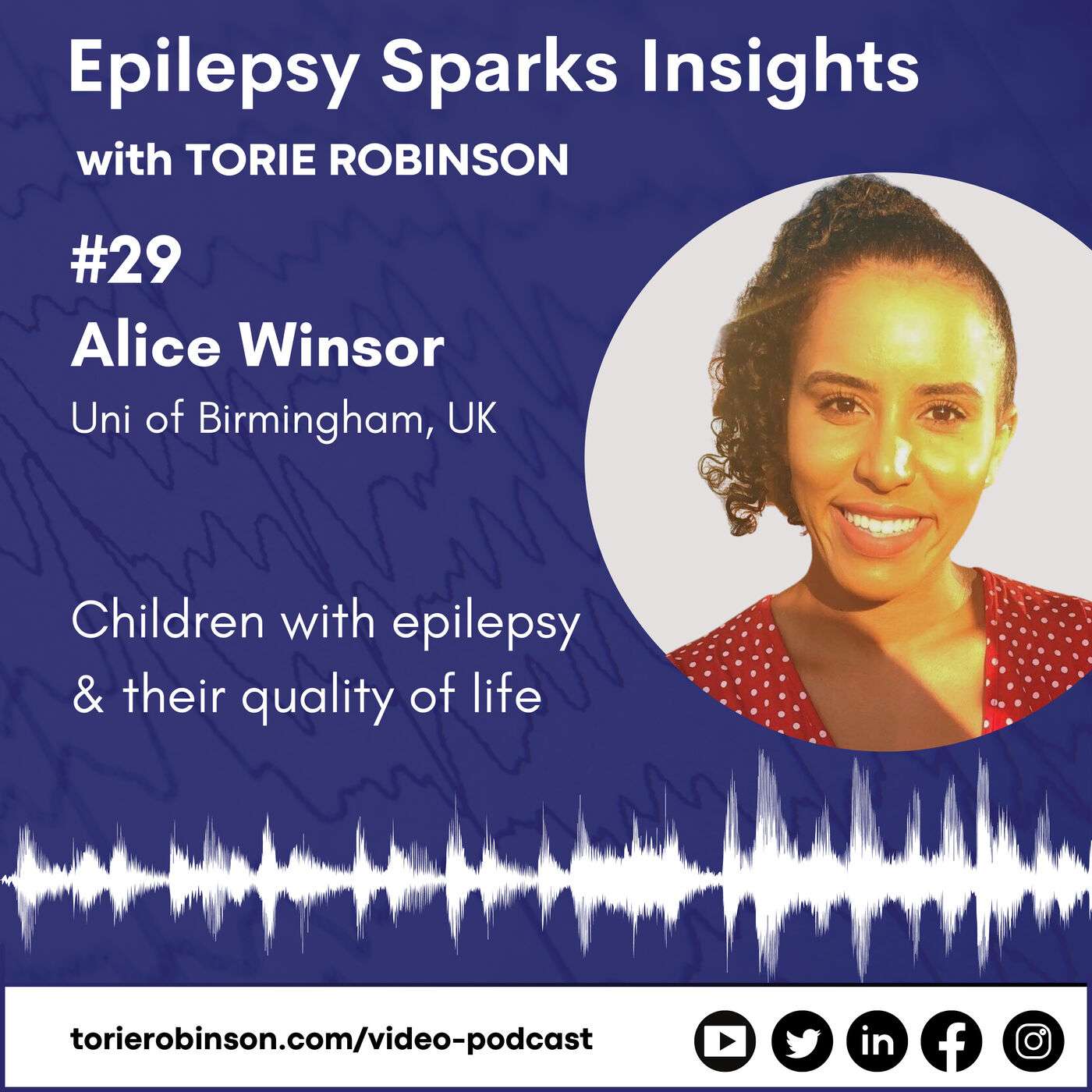 Children with epilepsy & their quality of life - Alice Winsor episode artwork