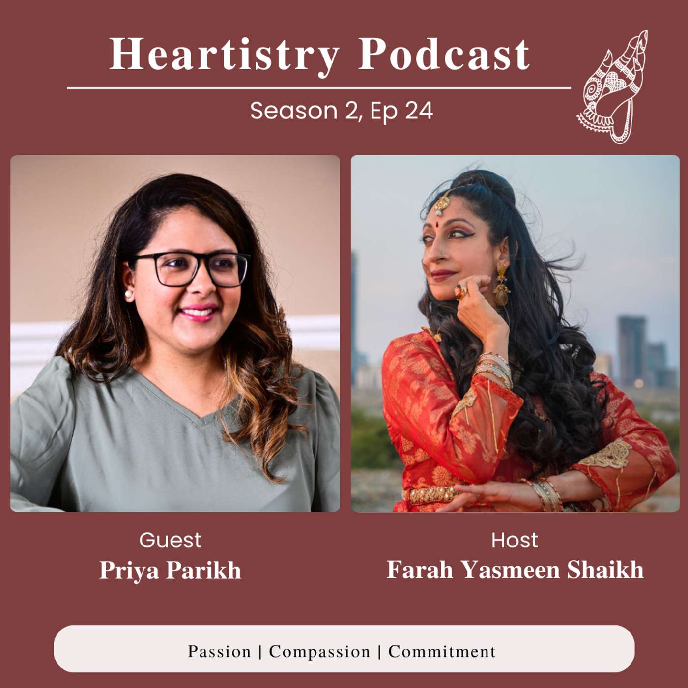 S2 Ep 24 - Priya Parikh - Creative Writer and Bharatanatyam dancer episode artwork