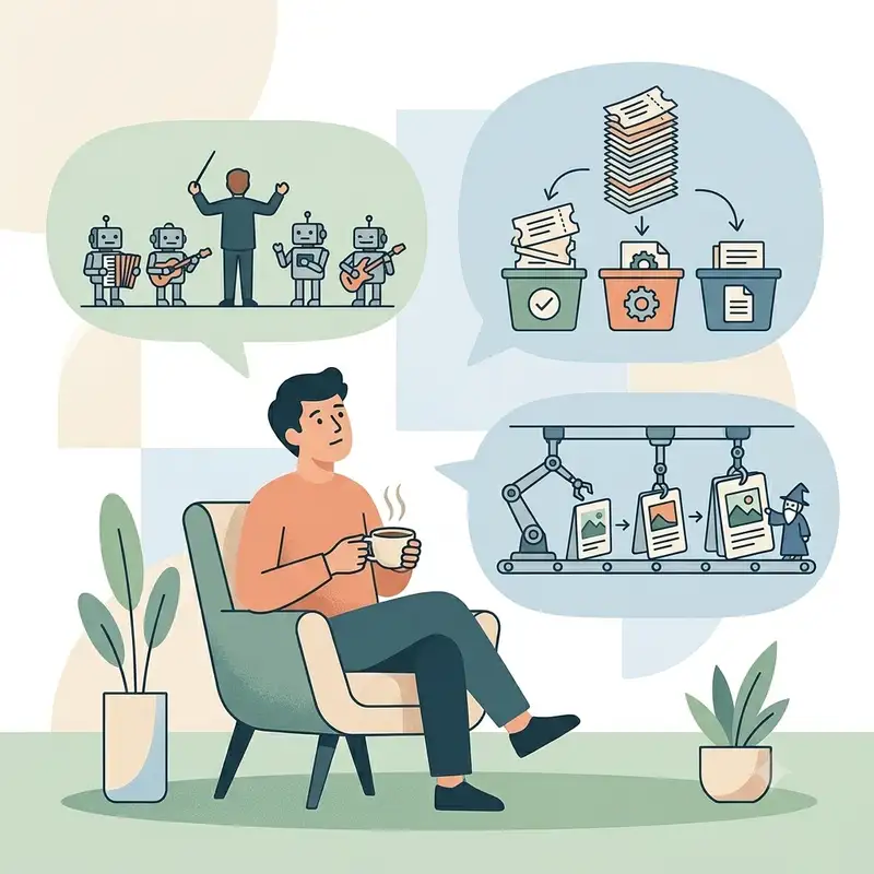 Caffeine Cutbacks, Agent Orchestration, and Content Wizards