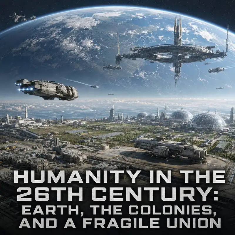 Humanity in the 26th Century: Earth, the Colonies, and a Fragile Union