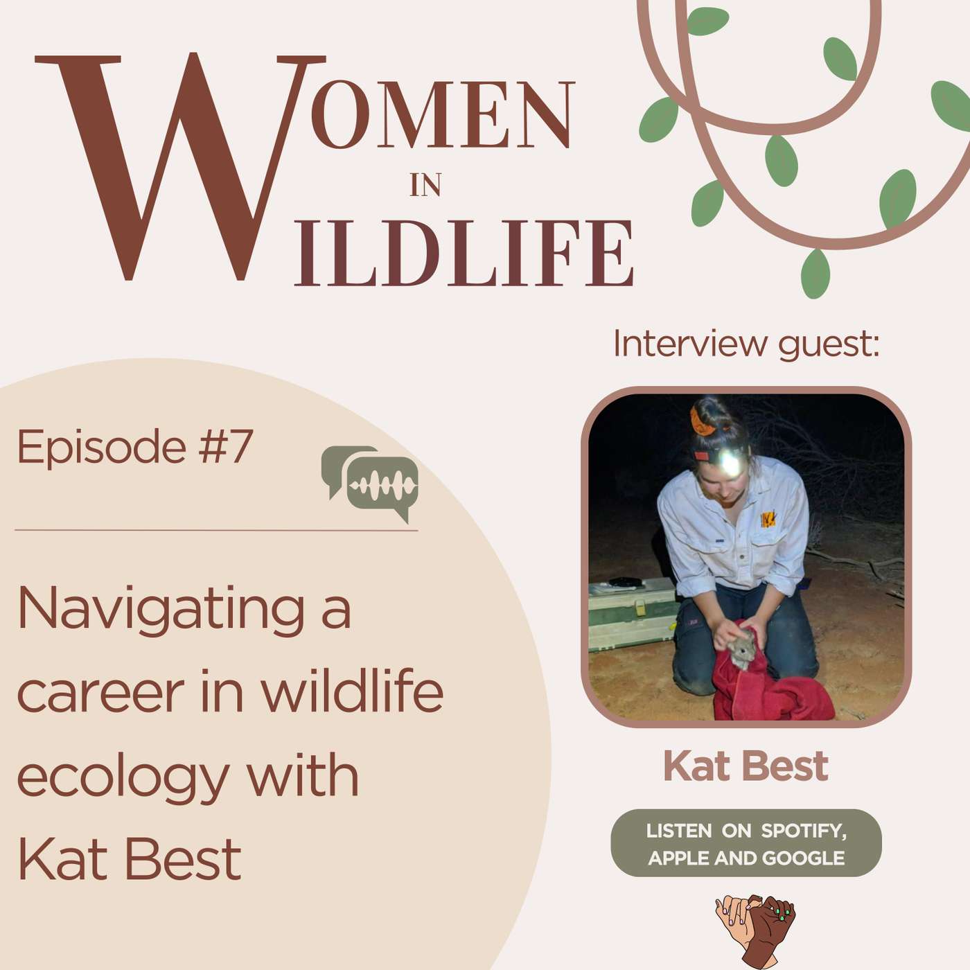 Navigating a career in wildlife ecology with Kat Best Navigating a career in wildlife ecology with Kat Best