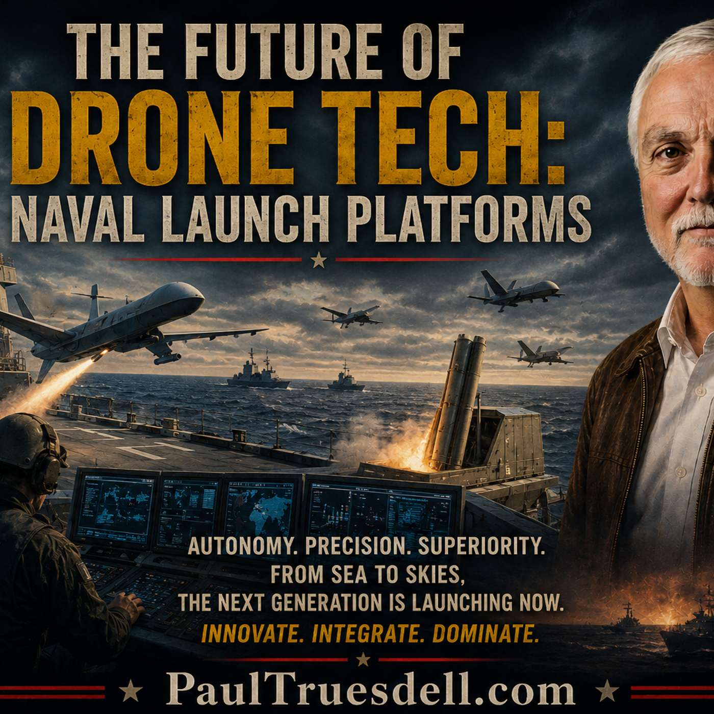 THE FUTURE OF DRONE TECH: NAVAL LAUNCH PLATFORMS, AI, AND MORE episode artwork