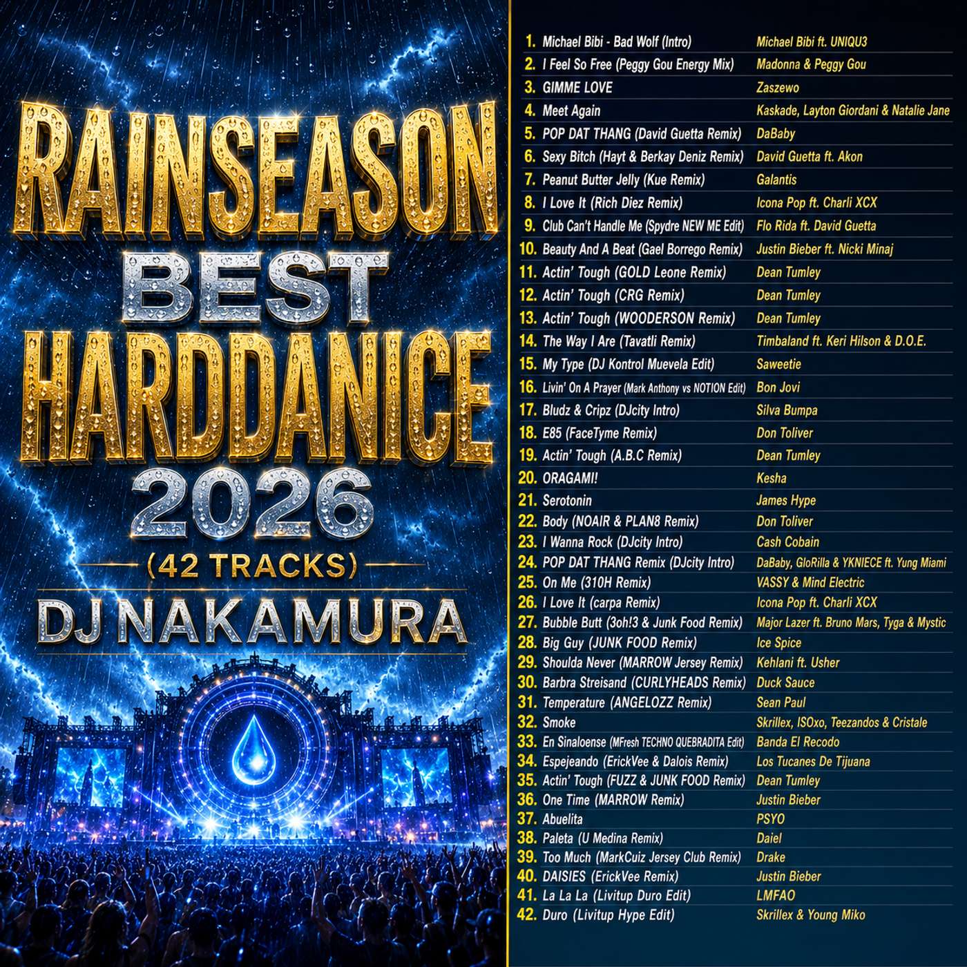 RAINSEASON BEST HARDDANCE 2026/DJ NAKAMURA episode artwork