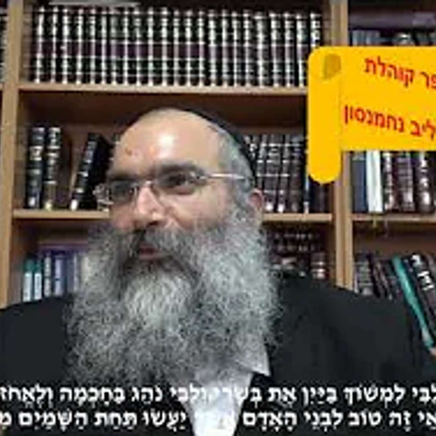 הרכבת חכמה וסכלות▪️ הרב נחמנסון ▪️ (שיעור בספר קוהלת פרק ב פסוק ג)