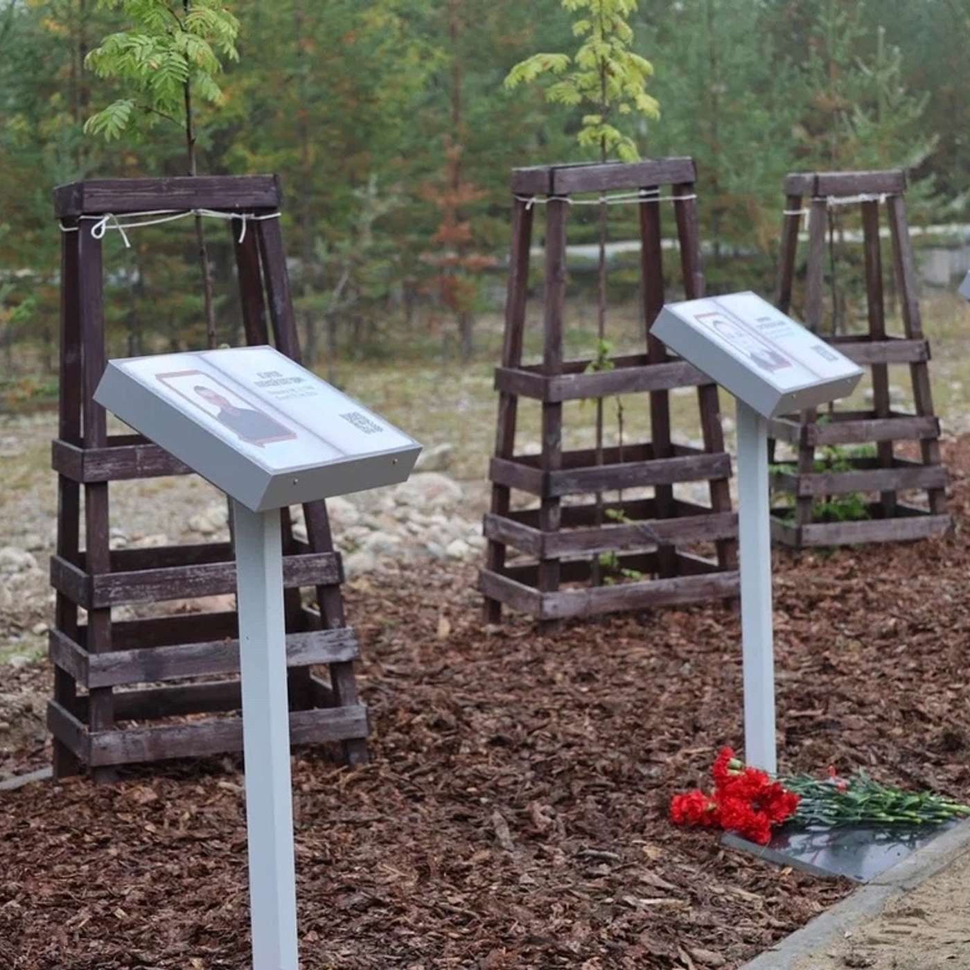 В Алакуртти открыли «Аллею героев»