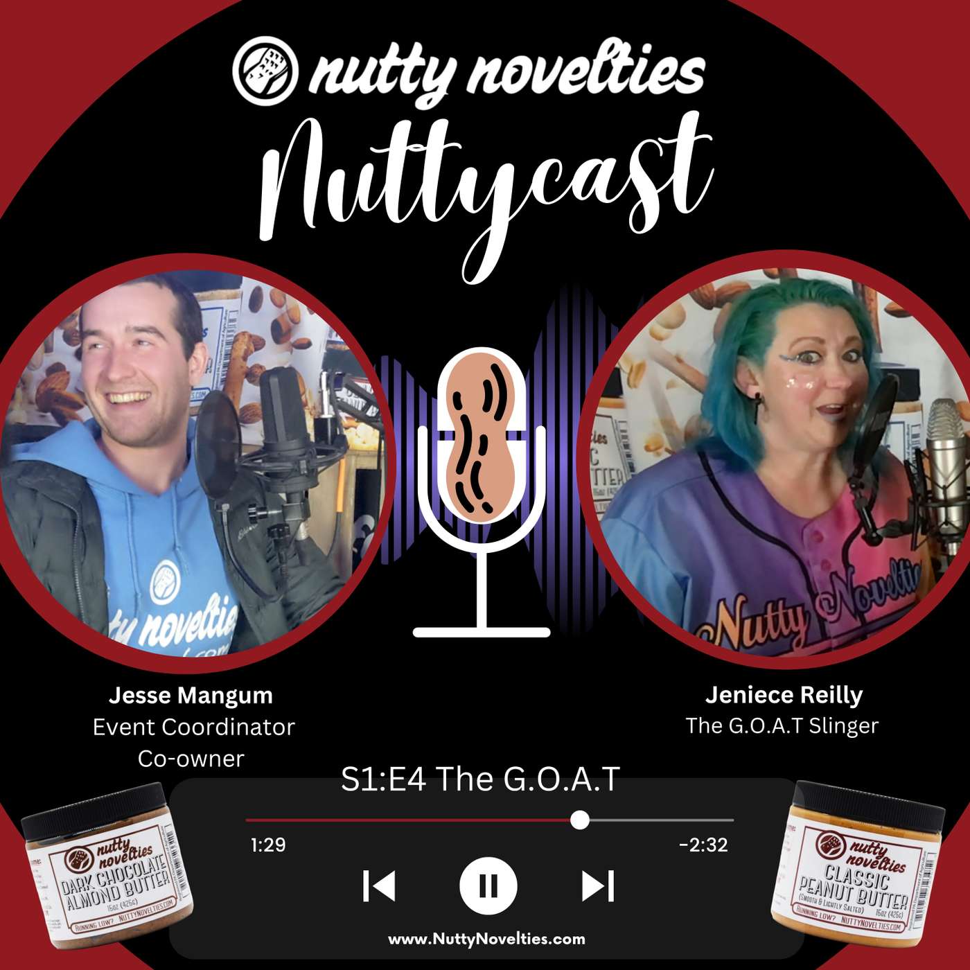 Nuttycast E04: The G.O.A.T (Jeniece Reilly) episode artwork