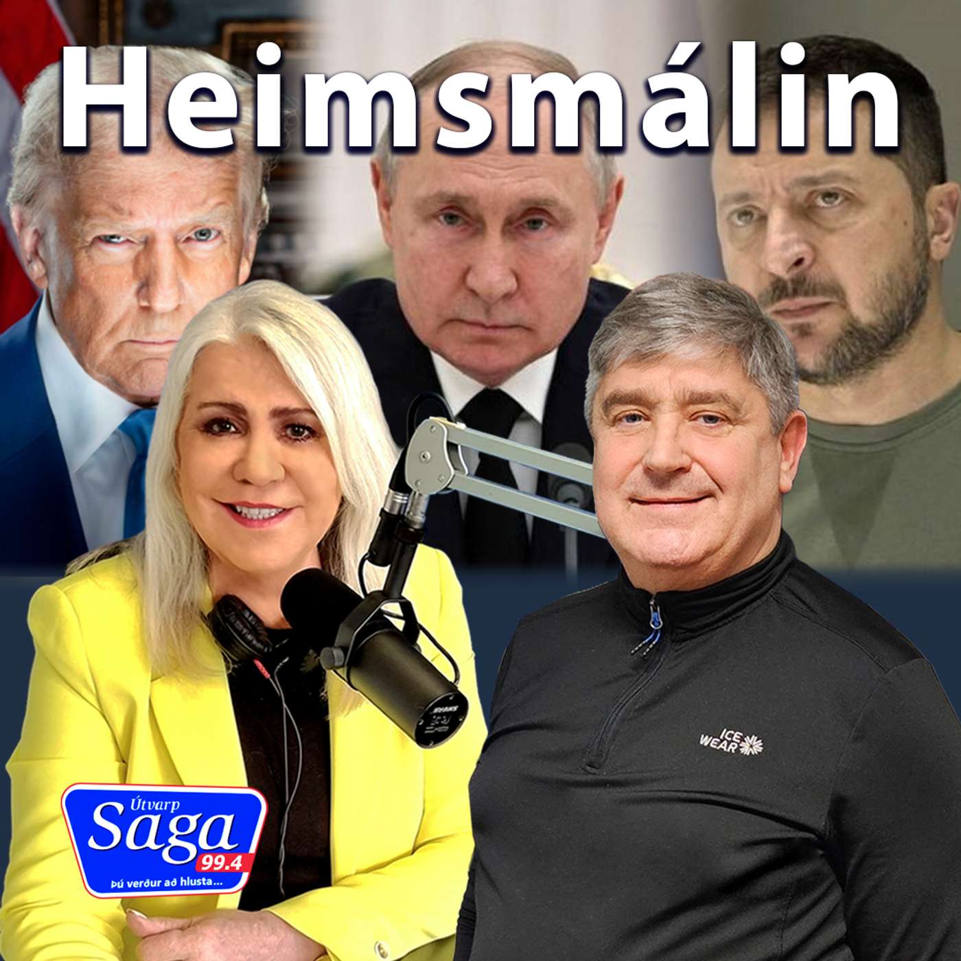 Heimsmálin - Arnþrúður Karlsdóttir og Guðmundur Franklín Jónsson episode artwork