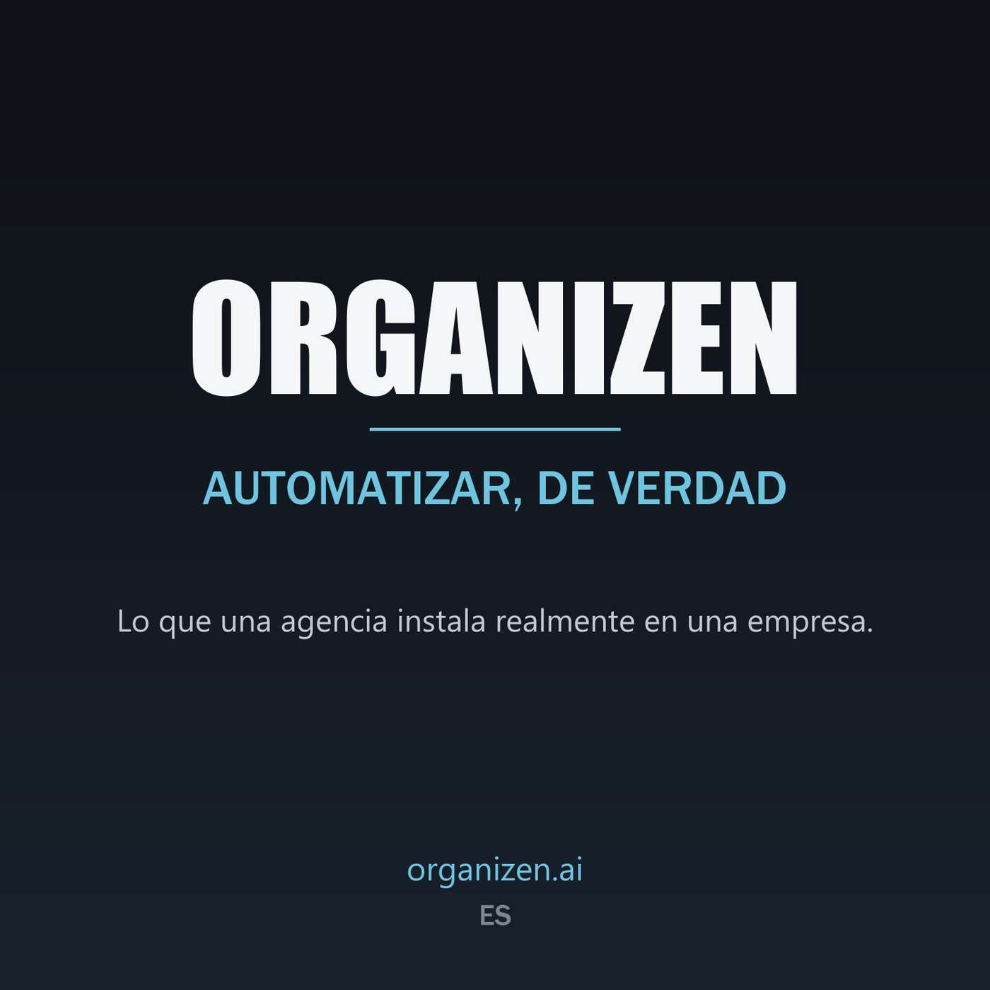 Organizen - Automatizar, de verdad podcast artwork