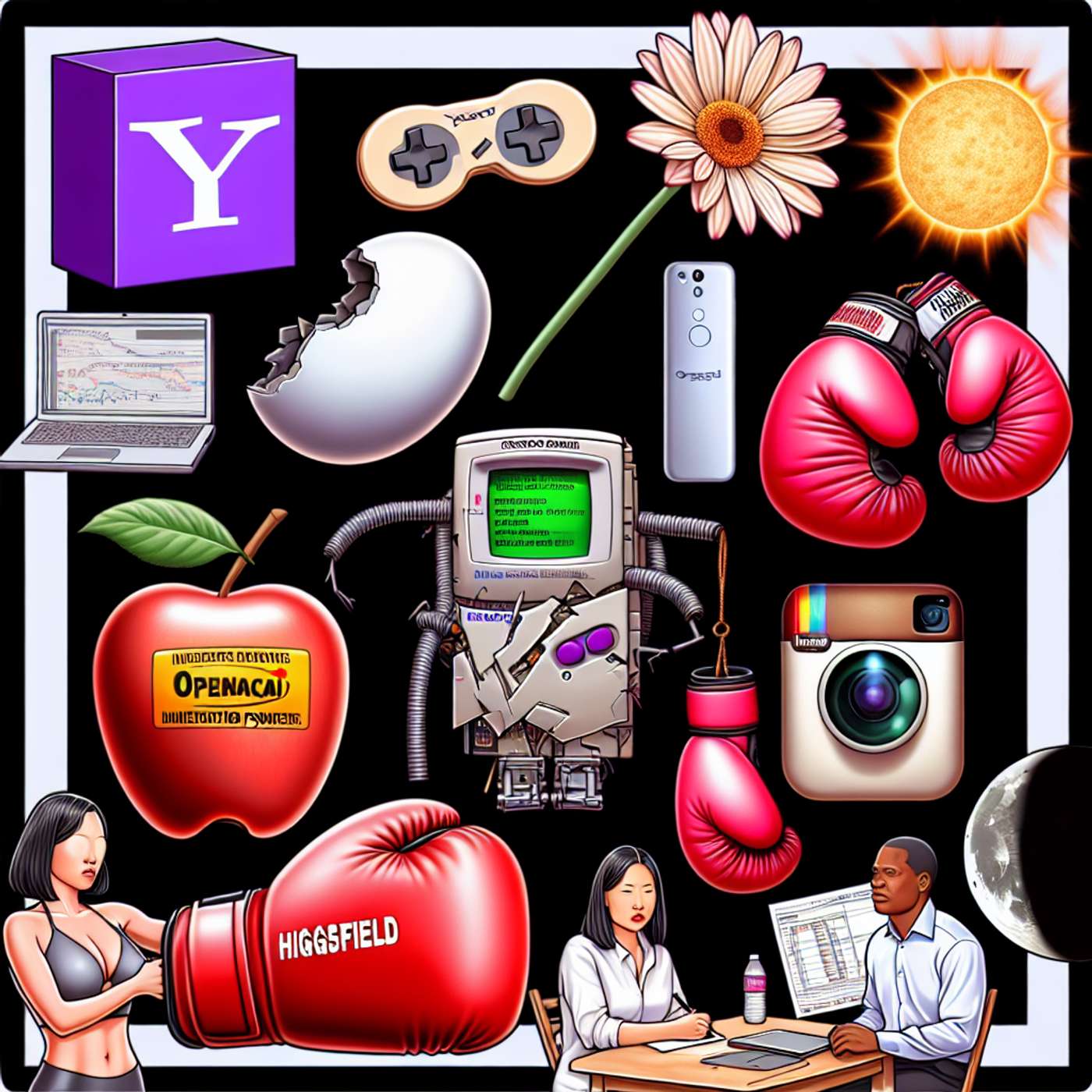 "Yahoo's Artifact Acquisition, Instagram's 'Spring Bonus', Higgsfield vs OpenAI, Influencer Negotiation Power, and the 2024 Total Solar Eclipse" episode artwork