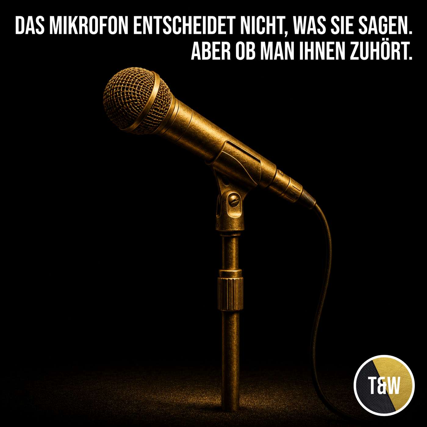 #076 Das Mikrofon entscheidet nicht, was Sie sagen. Aber ob man Ihnen zuhört episode artwork
