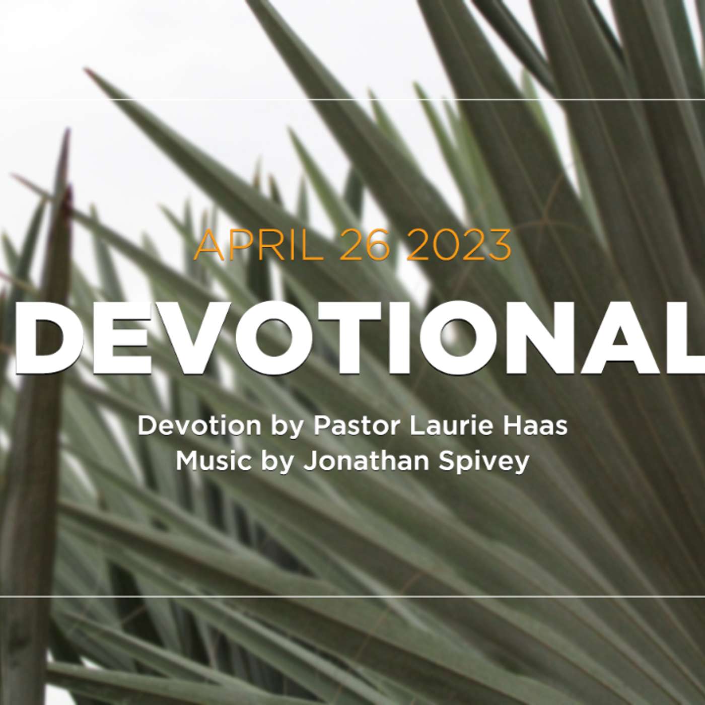 Devotion for April 26, 2023 with Pastor Laurie Haas episode artwork