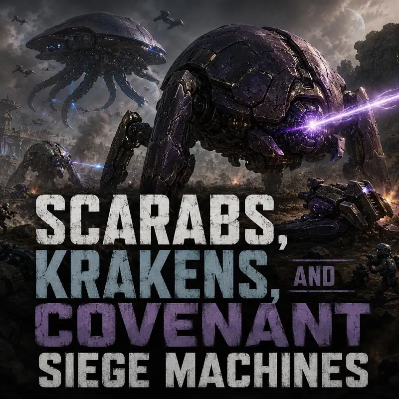Scarabs, Krakens, and Covenant Siege Machines