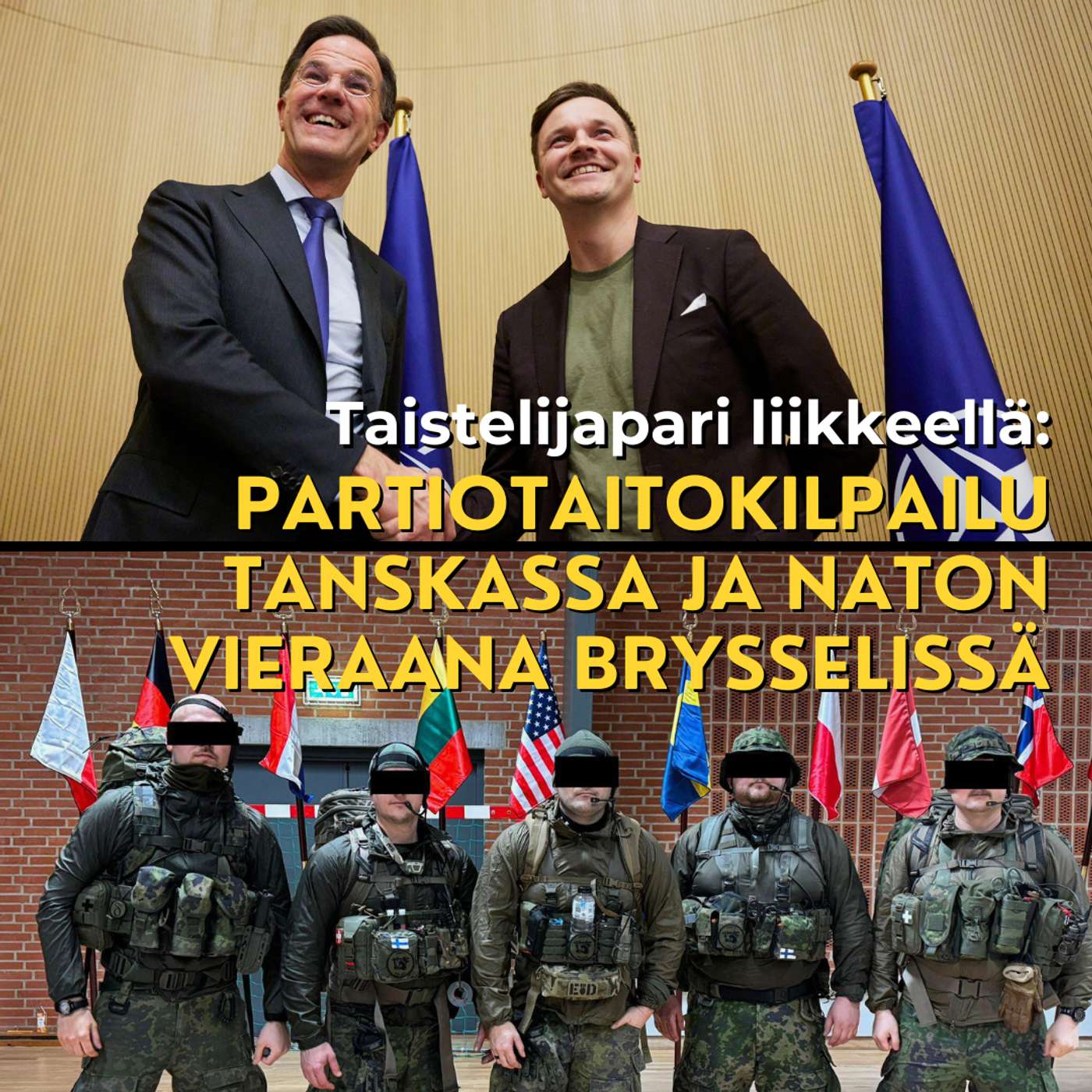 Partiotaitokilpailu Tanskassa ja Naton pääsihteerin tapaaminen Brysselissä