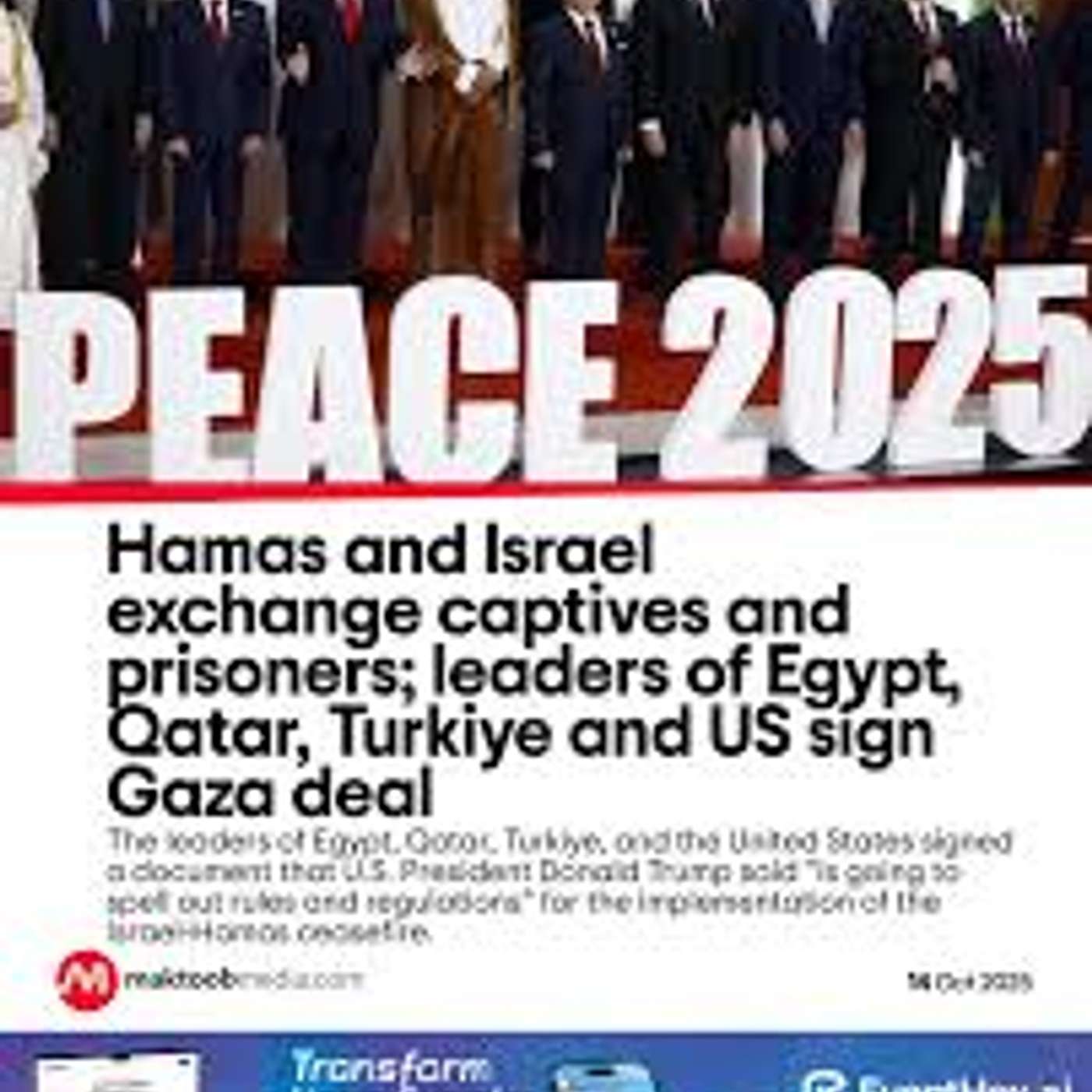 Resistance Roundtable -- Oct. 12, 2025: What Will It Take For the Gaza Ceasefire To Hold?; and No Kings is BACK!