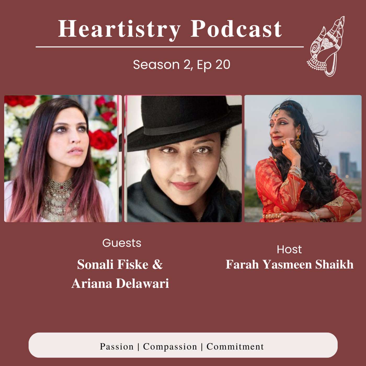 S2 Ep 20 - Podcast Crossover: Revolutionary Voices by Sonali Fiske with Ariana Delawari Afghani Artist, Musician, Filmmaker, Activist