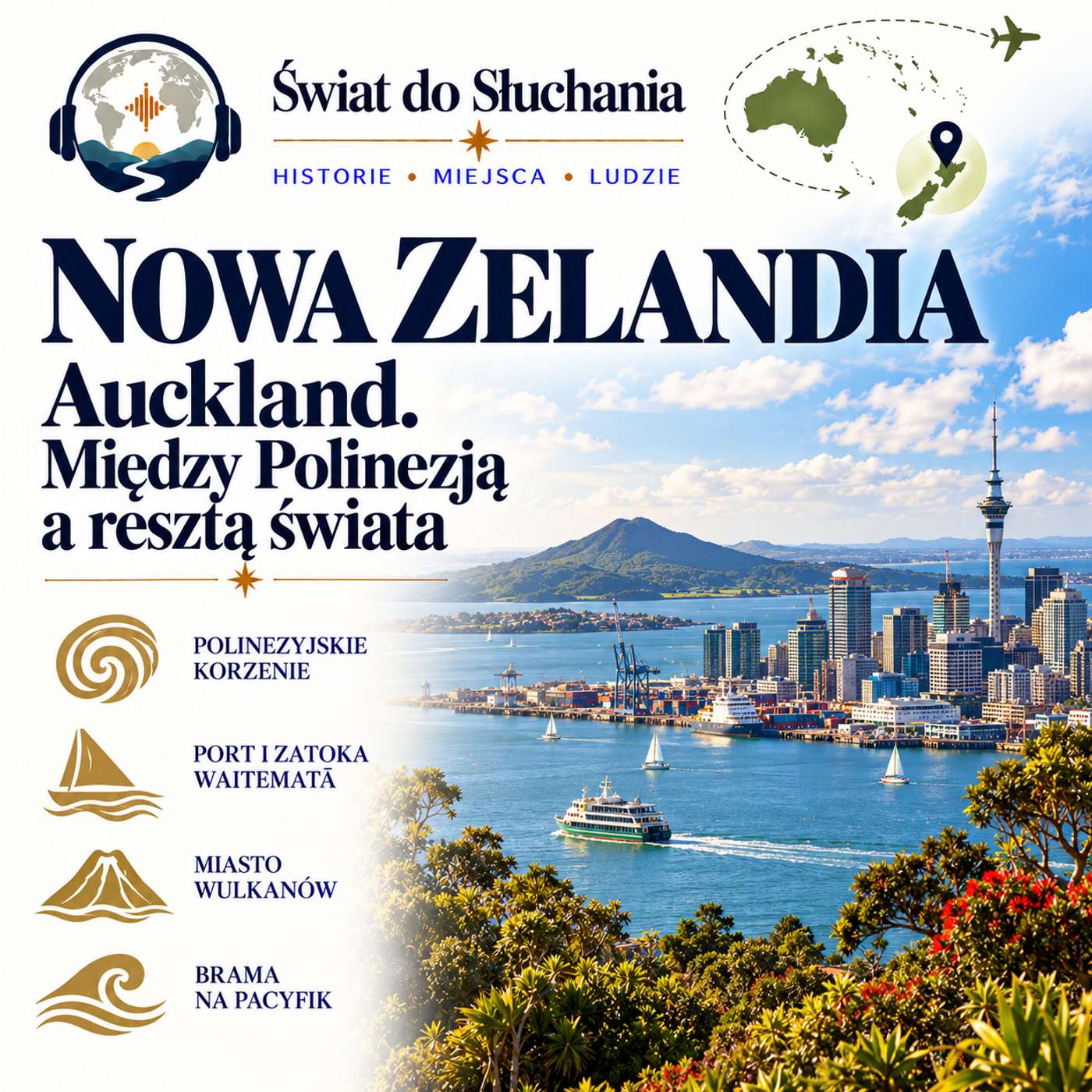 Nowa Zelandia - Auckland. Między Polinezją a resztą świata. episode artwork