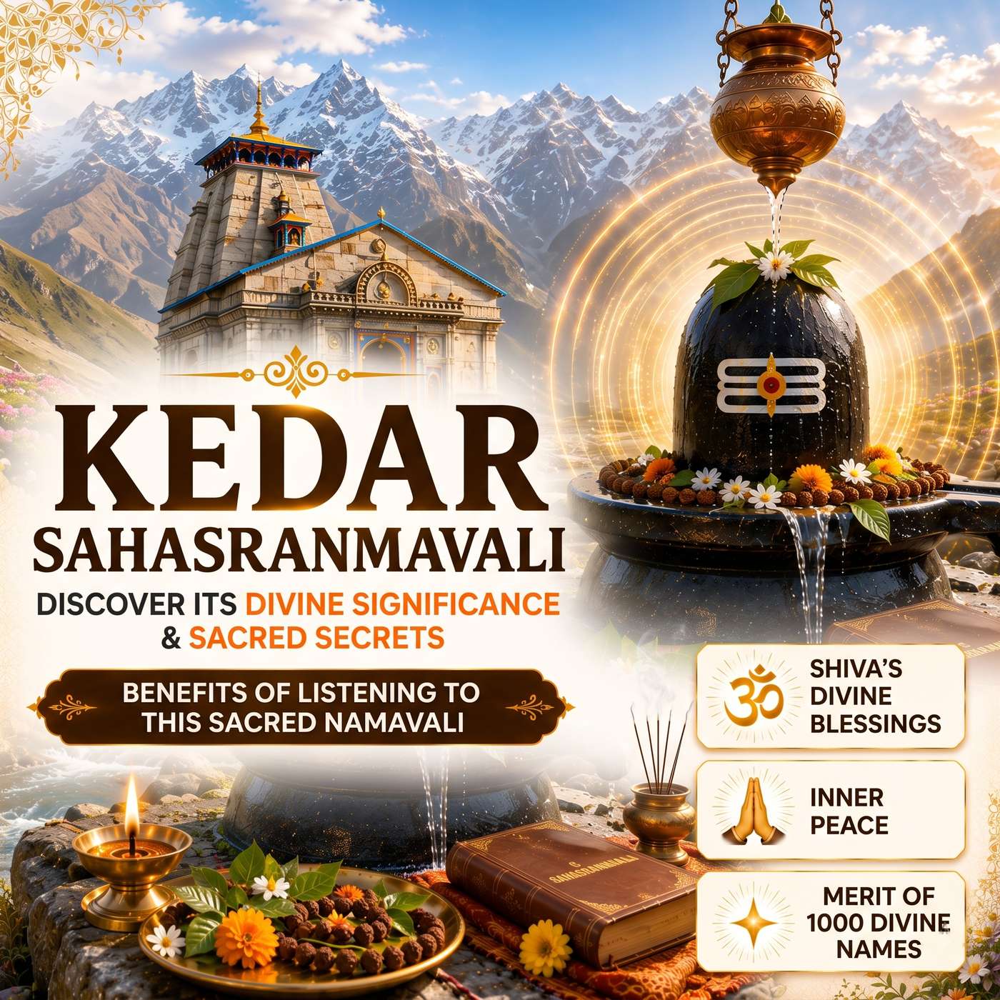Kedar Sahastra Namavali Mahatva | Kedarnath Sahasranamavali | Divine Power of Shiva Names | English episode artwork