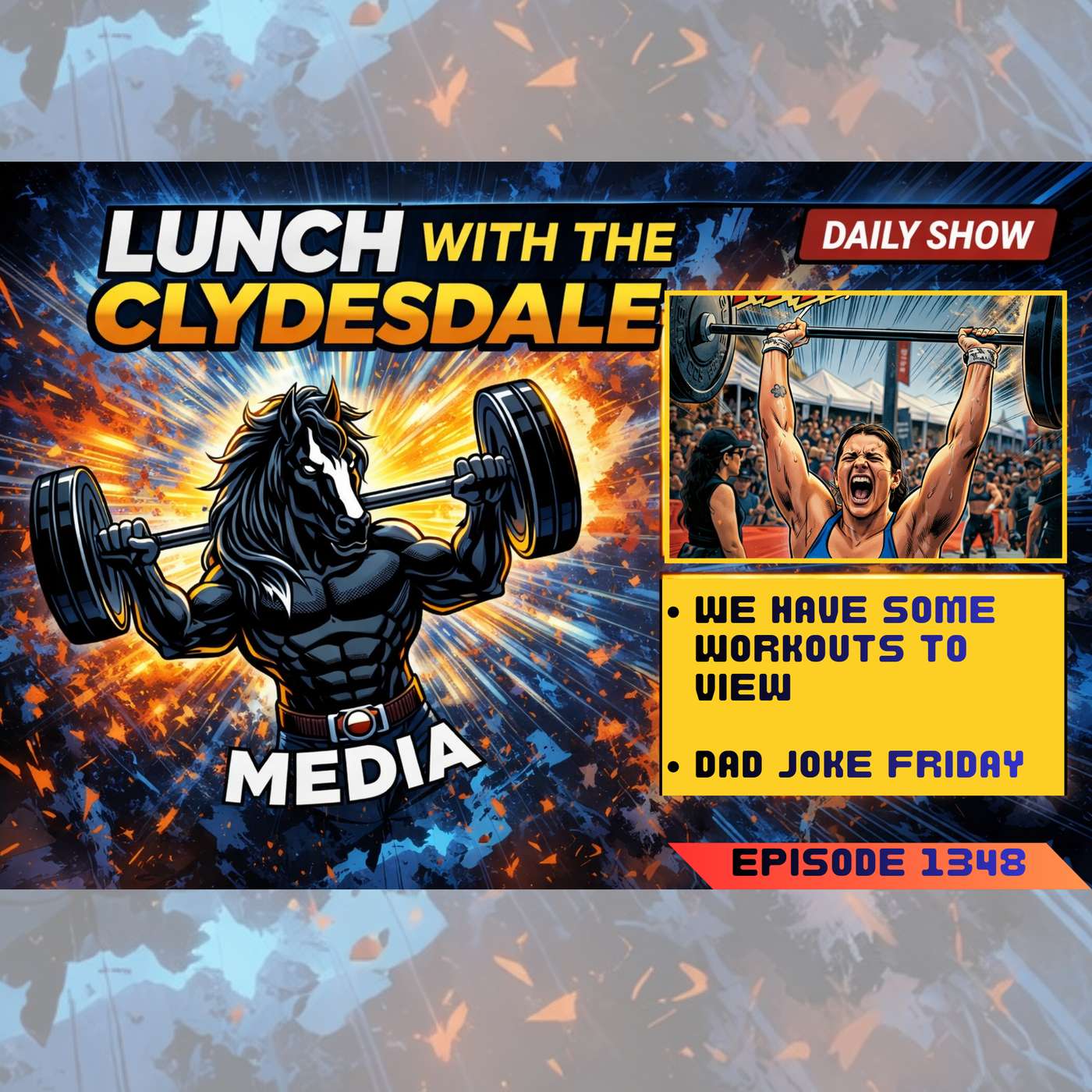 Lunch with the Clydesdale - Finally We Have Quarterfinals to Watch!