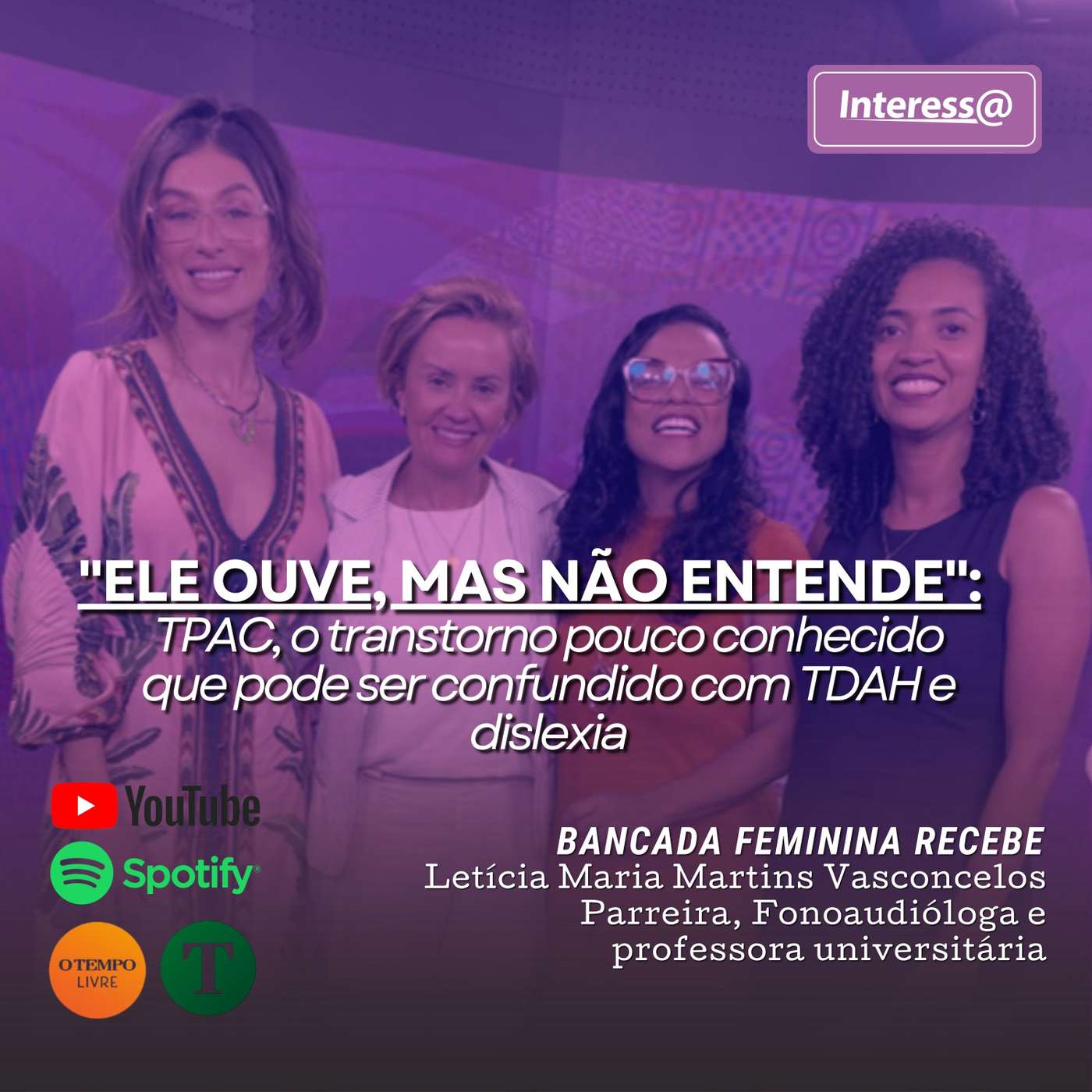 Interessa | "Ele ouve, mas não entende": TPAC, o transtorno pouco conhecido que pode ser confundido com TDAH e dislexia episode artwork