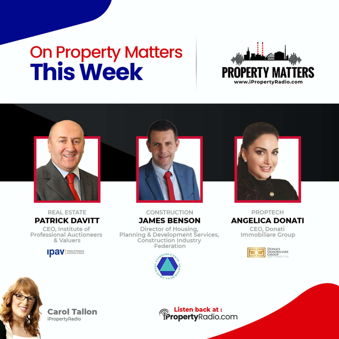 Property Matters 19th January 2021: IPAV, CIF, Angelica Donati episode artwork
