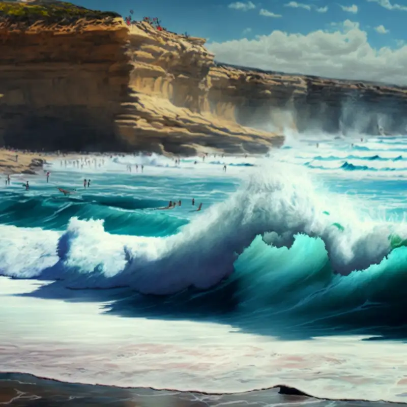 Sound of Beach Waves in California | 8 Hours