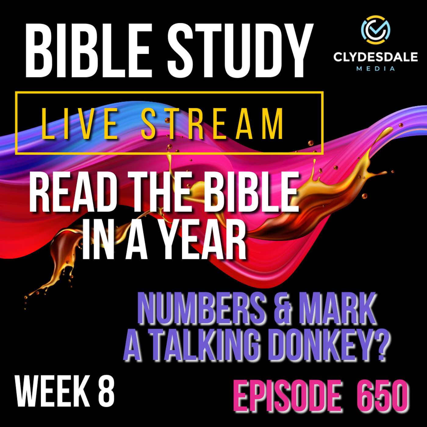 The Clydesdale Media Bible Study - Week 8 Numbers and Mark and... A Talking Donkey? episode artwork