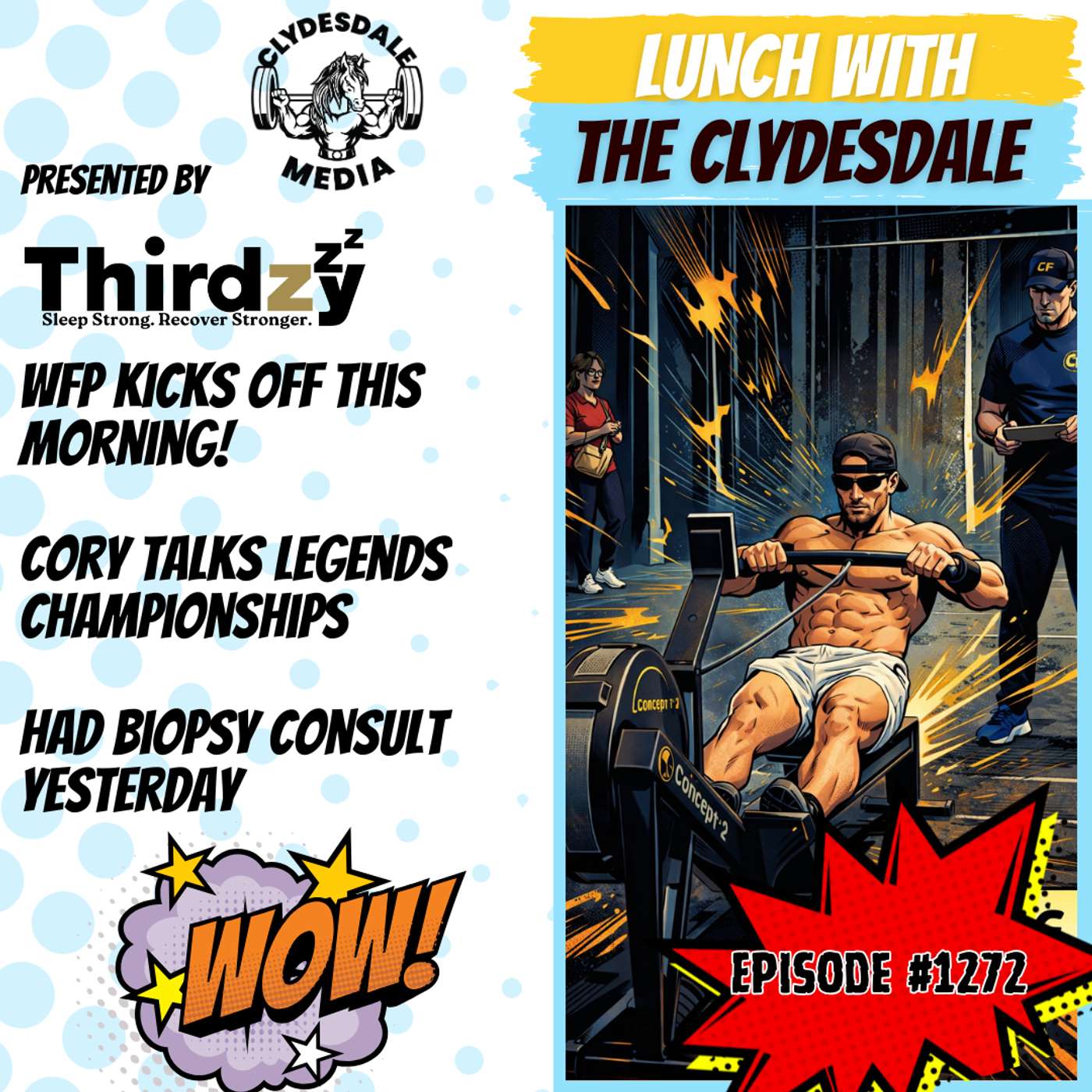 Lunch with the Clydesdale - World Fitness Project Hits the Pool This Morning