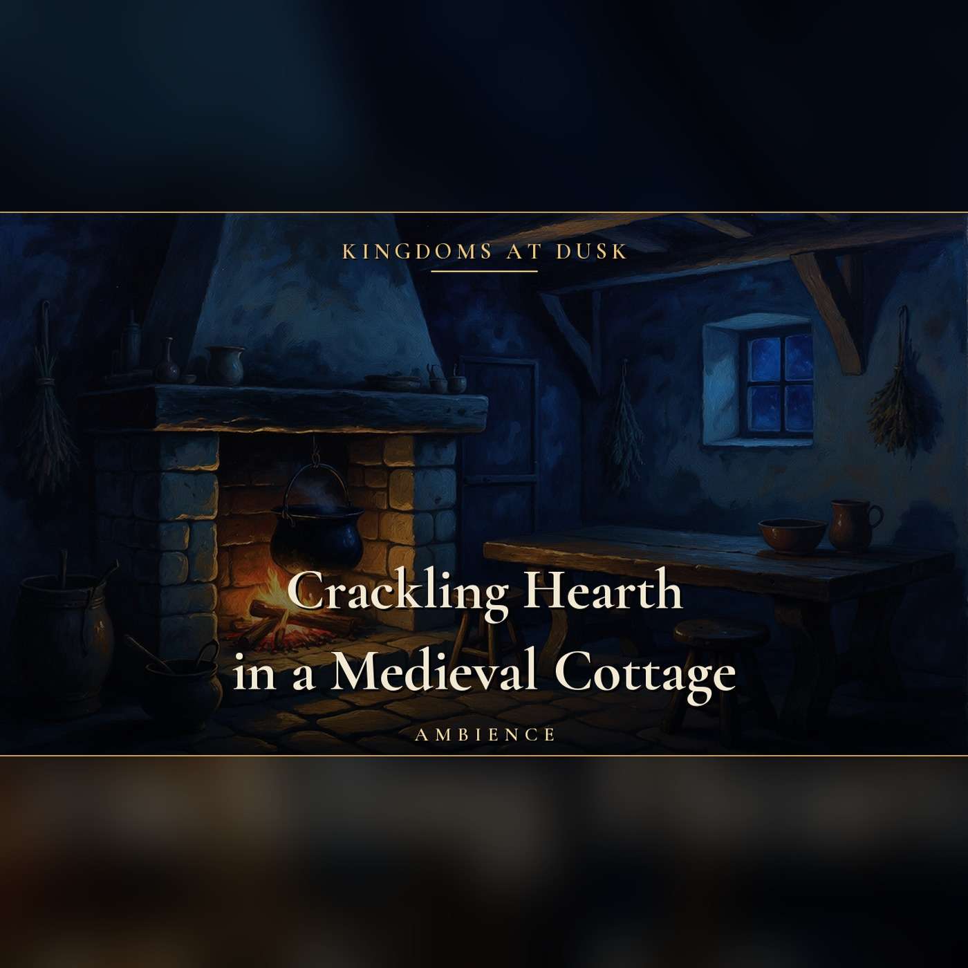 Crackling Fireplace Sounds for Sleep | 3 Hours by a Medieval Cottage Hearth, No Talking episode artwork