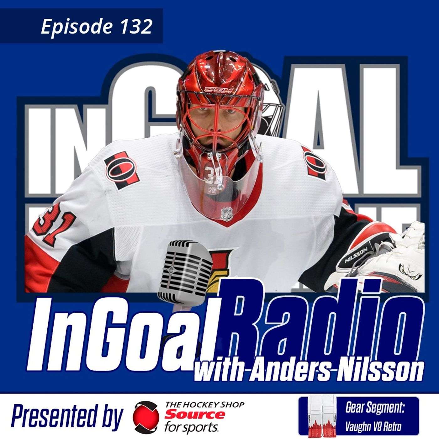 Episode 132 with Anders Nilsson featuring the Vaughn V9 with Retro Graphics episode artwork
