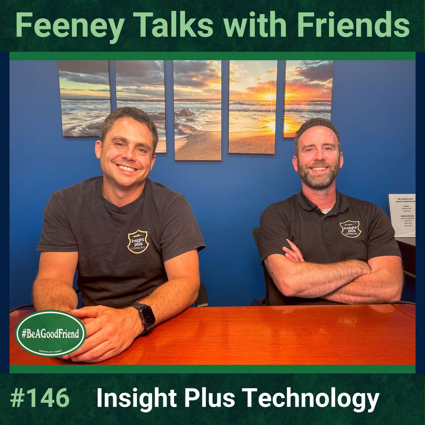 Feeney Talks With Friends