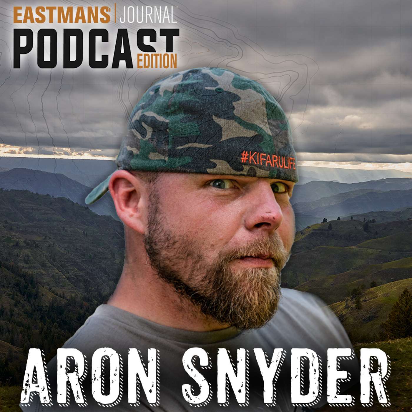 Aron Snyder with Kifaru episode artwork