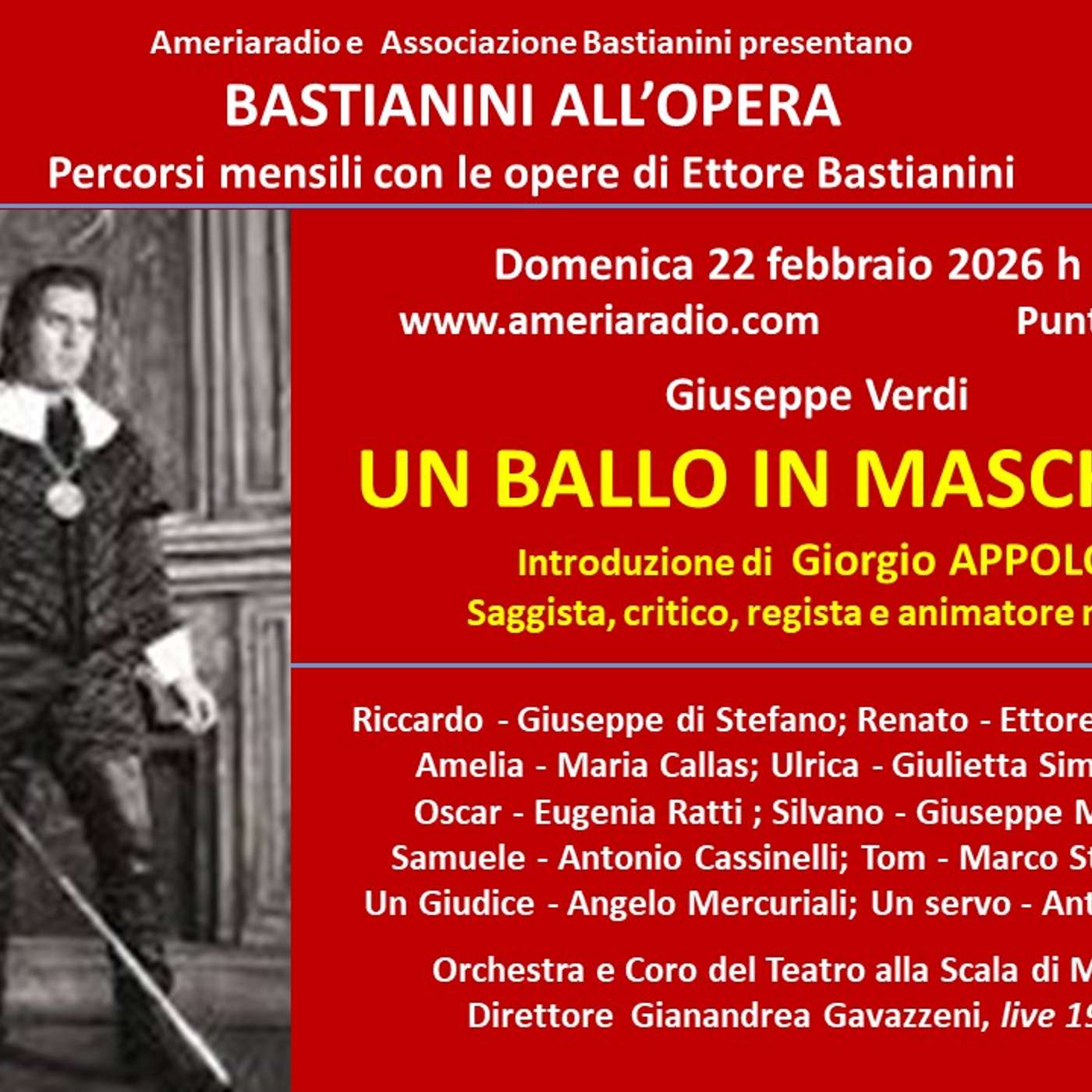 L'opera 278 - G. Verdi Un Ballo in Maschera L'opera 278 - G. Verdi Un Ballo in Maschera