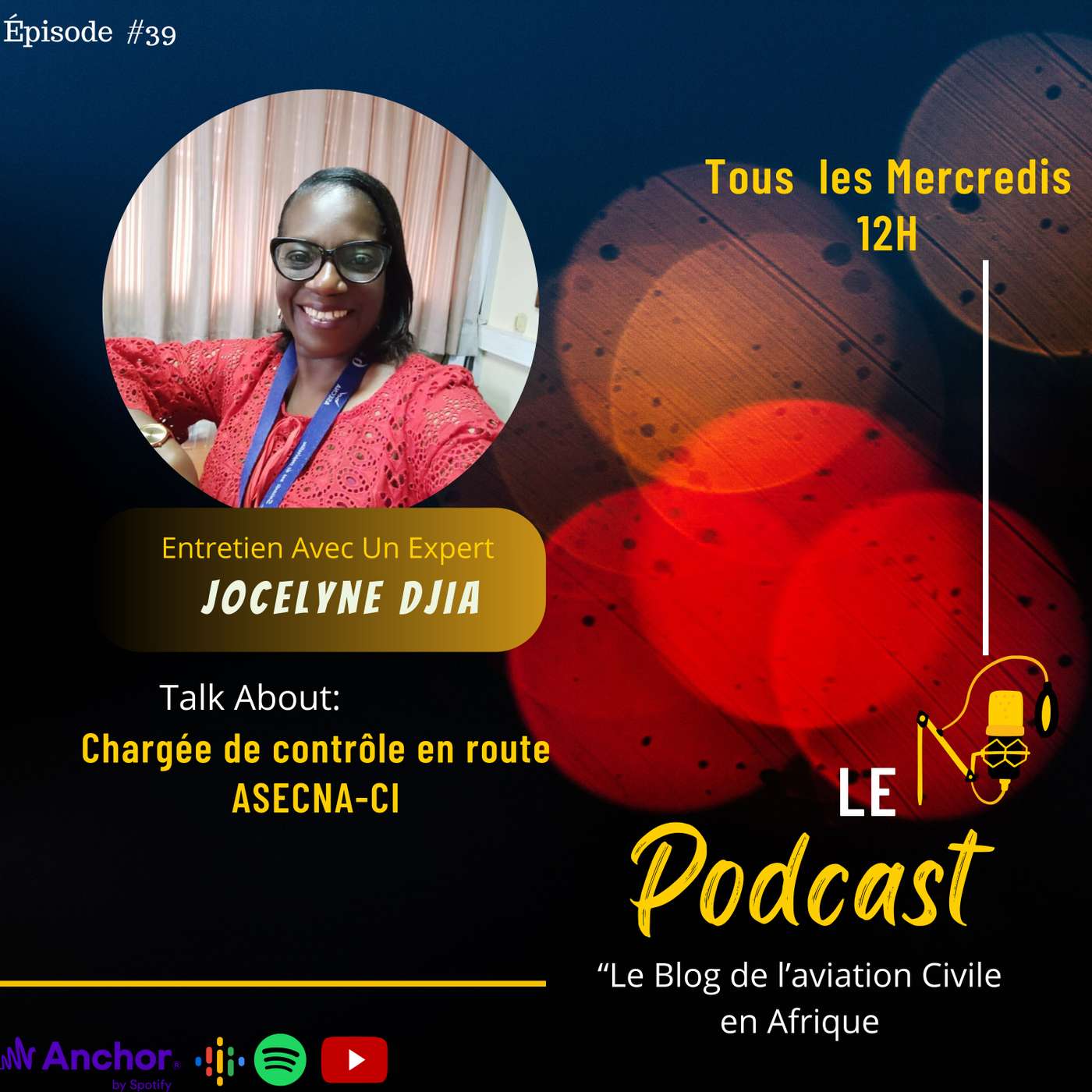 #️⃣3️⃣9️⃣Les femmes dans l'Aviation : Jocelyne DJIA, un modèle de réussite 🛬 #️⃣3️⃣9️⃣Les femmes dans l'Aviation : Jocelyne DJIA, un modèle de réussite 🛬