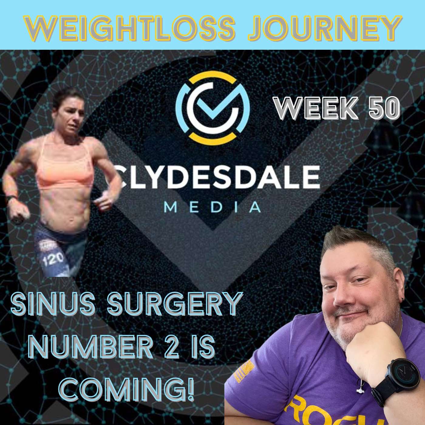 Clydesdale Media Weight Loss Journey - Full Blown Sinus Infection is Back and Surgery #2 on the Way episode artwork