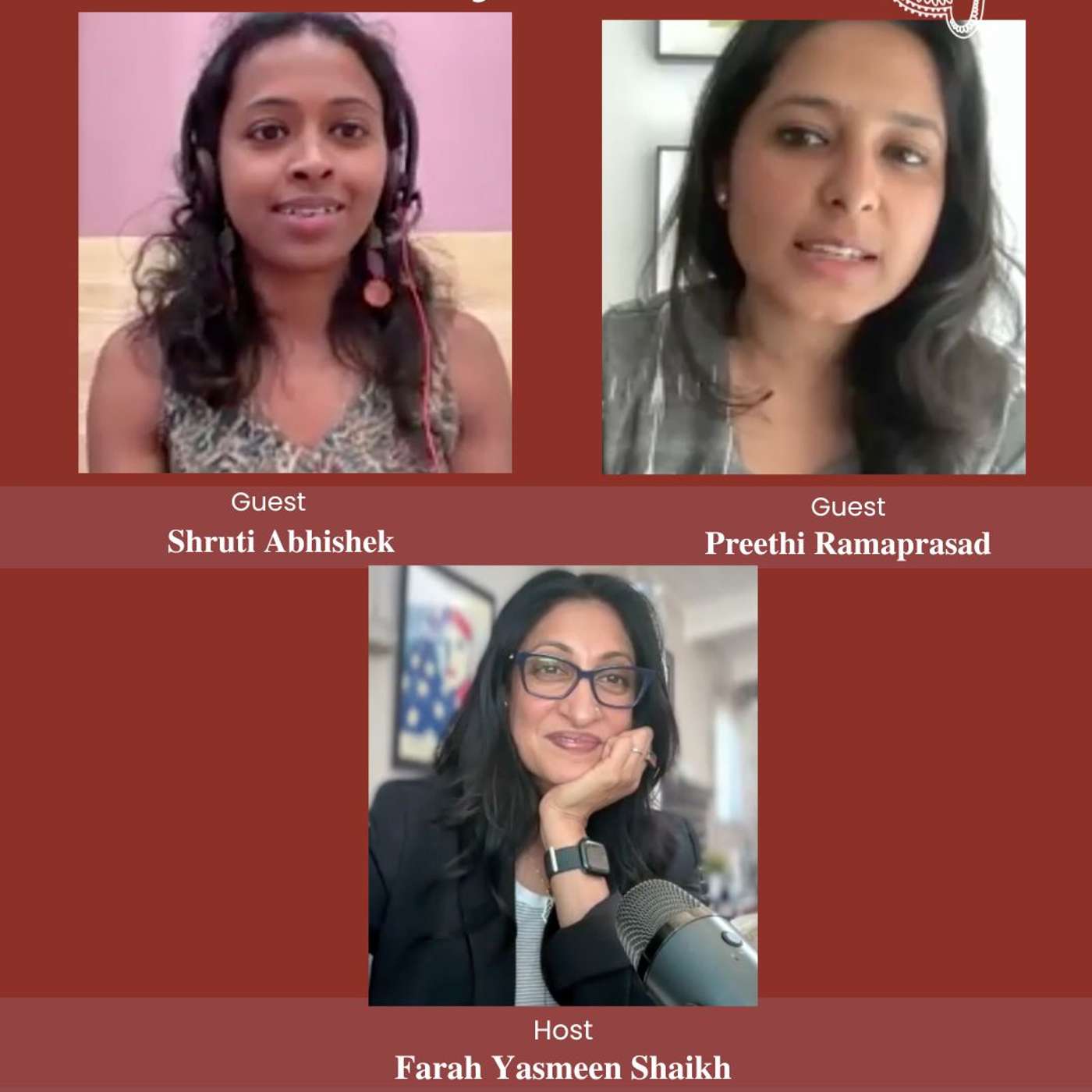 S6, Ep 13: Co-Founders of "When Eyes Speak" - Preethi Ramaprasad (Dancer, Musician, Researcher) & Shruti Abhishek  (Dancer, Teacher, Choreographer)