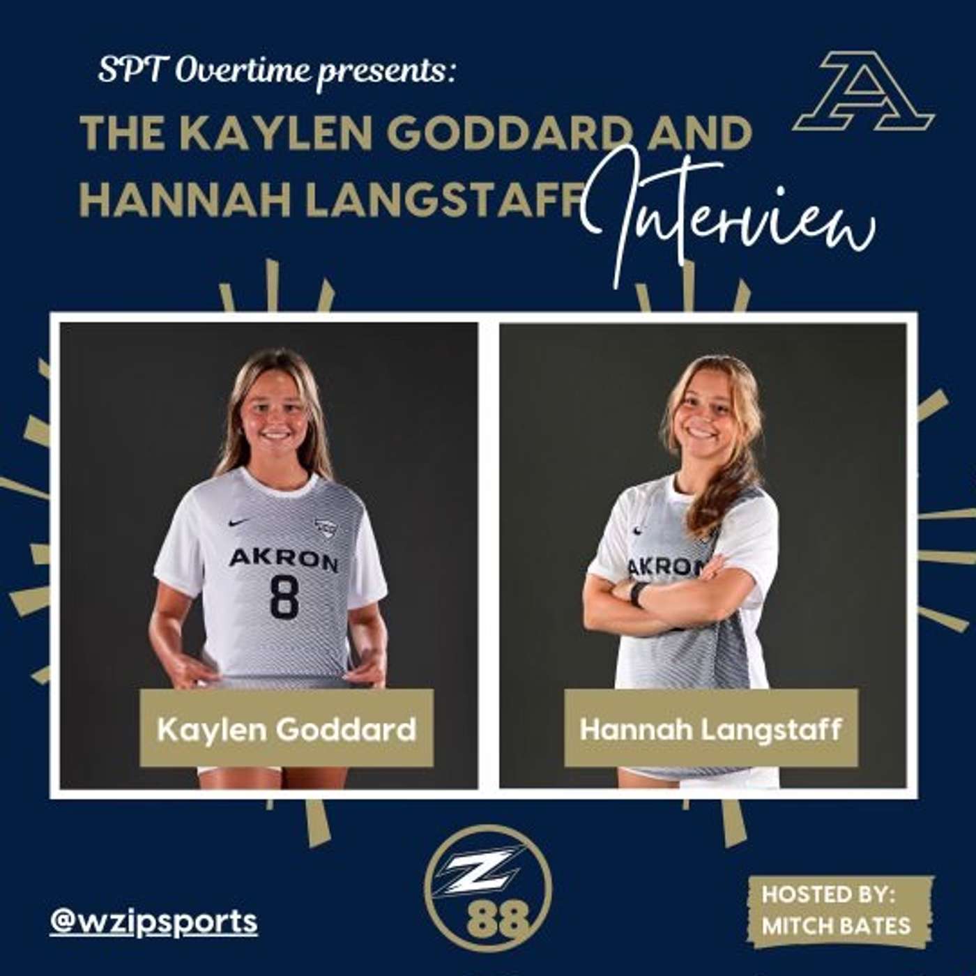 Akron Zips Women's Soccer Players Hannah Langstaff & Kaylen Goddard episode artwork