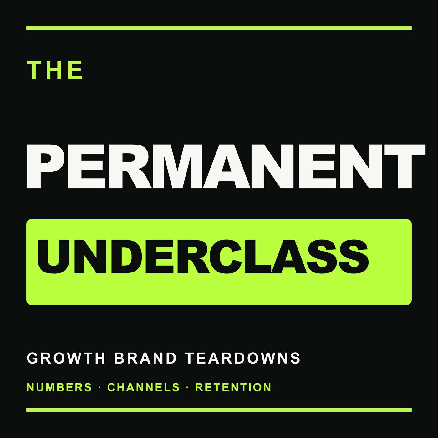The Permanent Underclass
