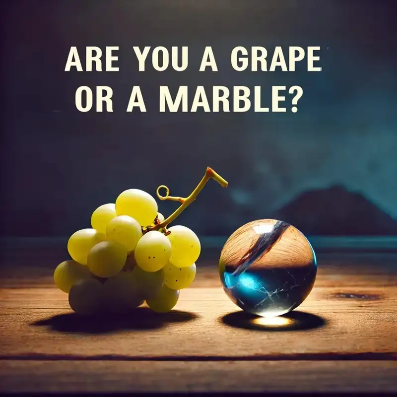 Are You A Grape Or A Marble? (From our 2-9-25 Worship)