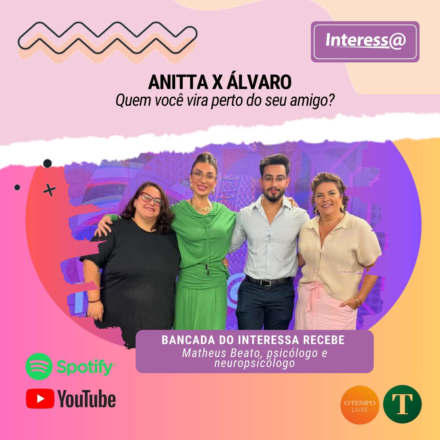 Interessa | Anitta X Álvaro: quem você vira perto do seu amigo? episode artwork
