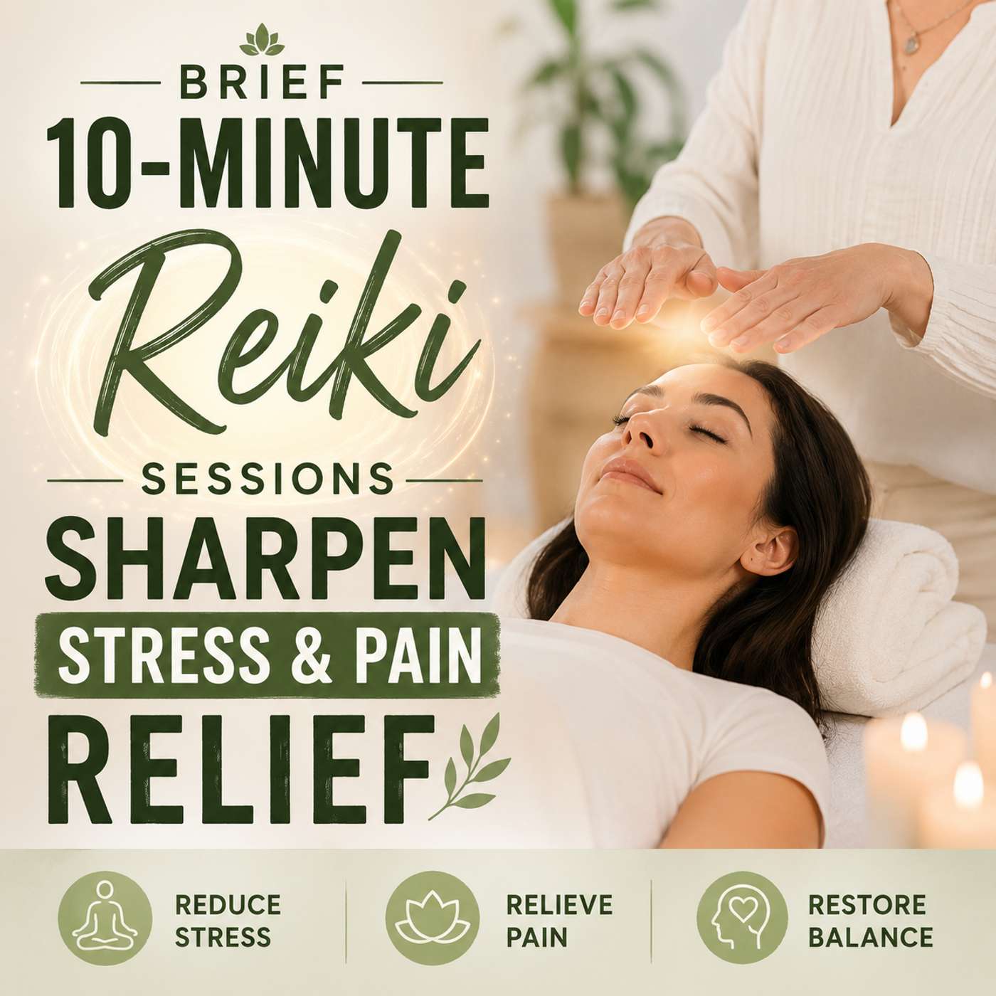 Brief 10-Minute Reiki Sessions Sharpen Stress and Pain Relief