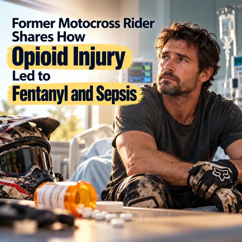 Former Motocross Rider Shares How Opioid Injury Led to Fentanyl and Sepsis