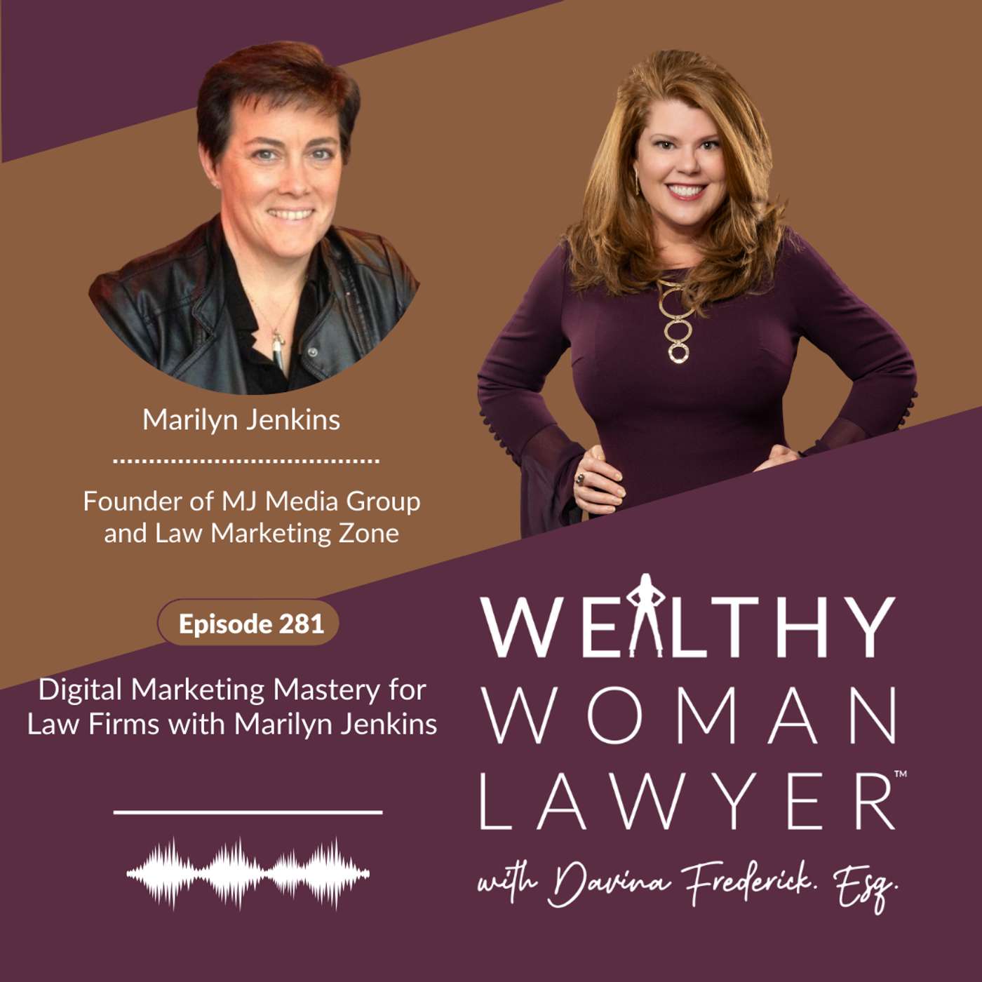 Episode 281 Digital Marketing Mastery for Law Firms with Marilyn Jenkins episode artwork