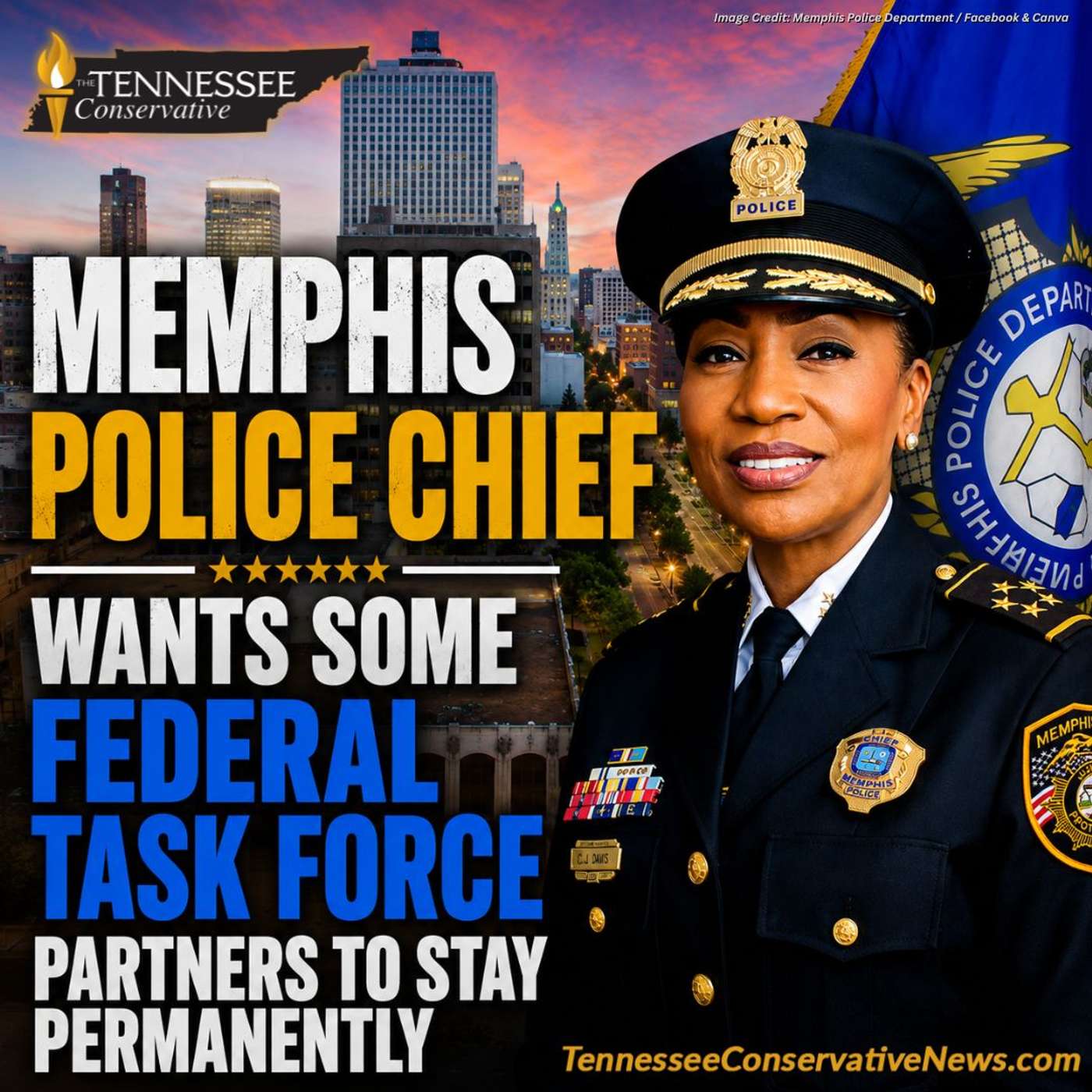 Memphis Police Chief Wants Some Federal Task Force Partners To Stay Permanently