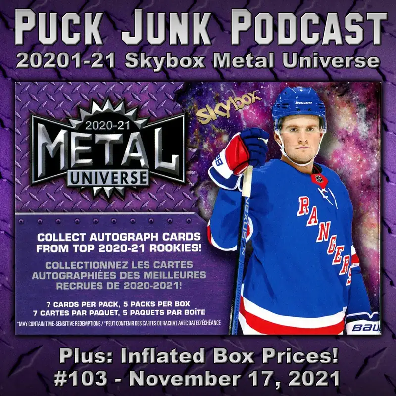2020-21 Skybox Metal Universe Hockey Cards