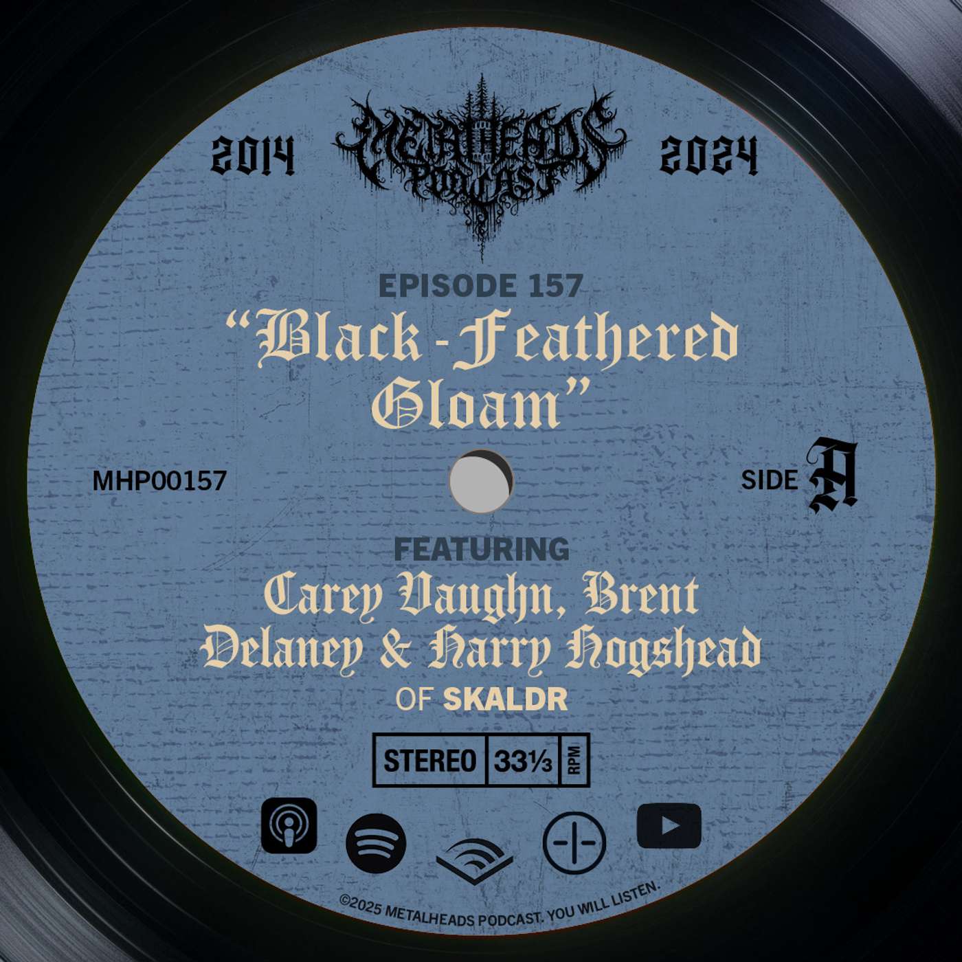 Metalheads Podcast Episode #157: Black-Feathered Gloam featuring Skaldr