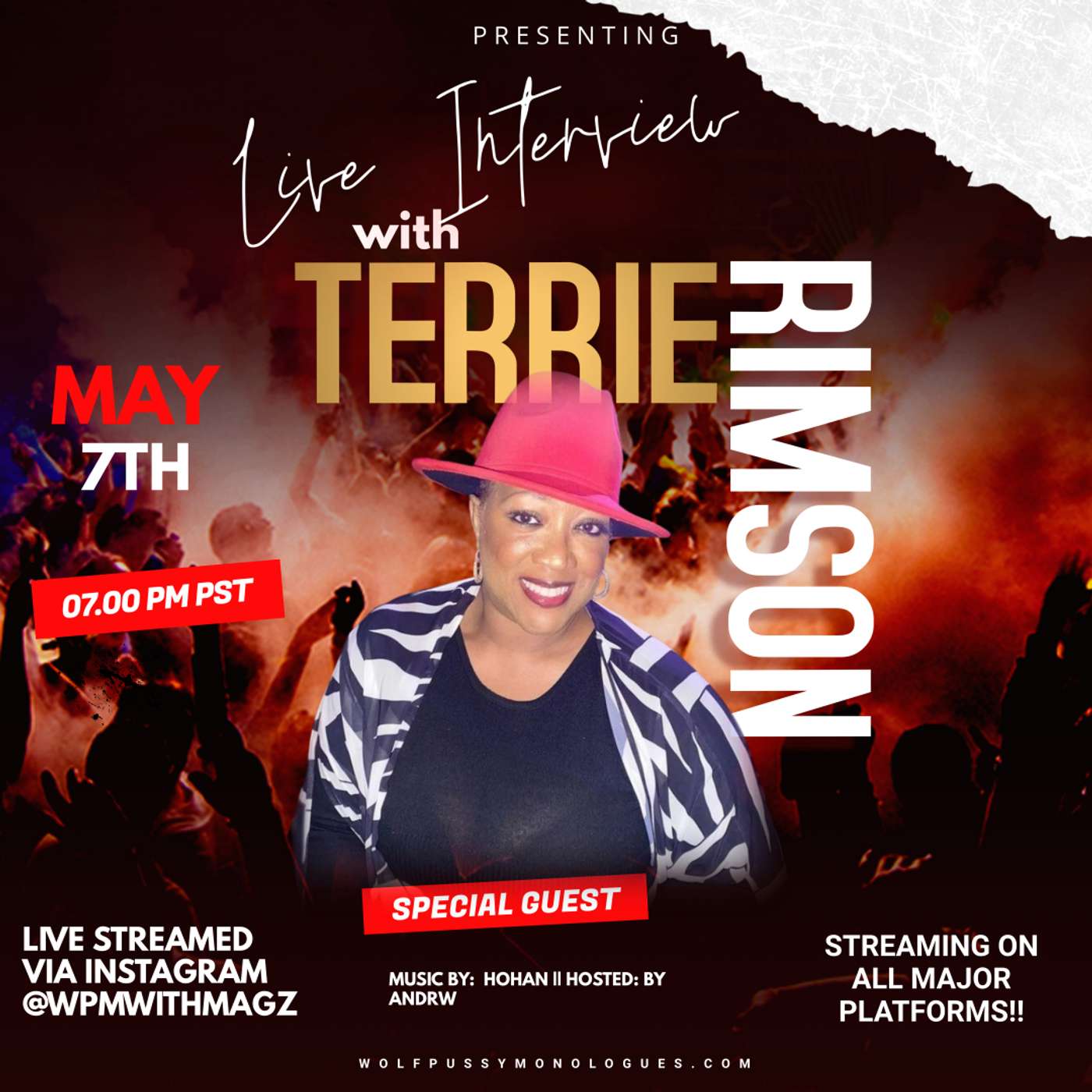 LIVE INTERVIEW WITH TERRIE RIMSON episode artwork
