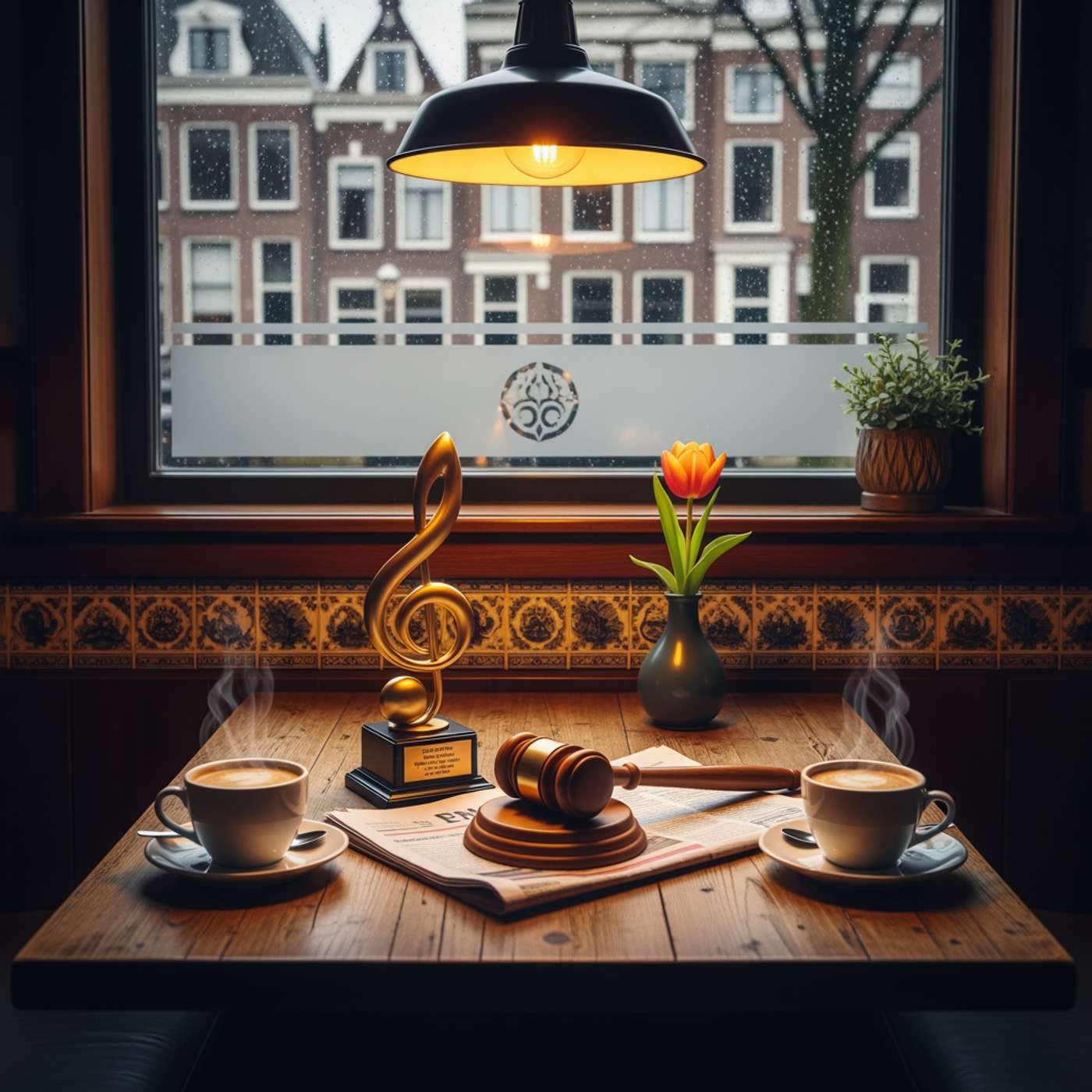 Dutch Dialogues (A1) - DD103: 10 mrt — Edisons = Grammys met bitterballen?! (Rick, Sophie & Daan)