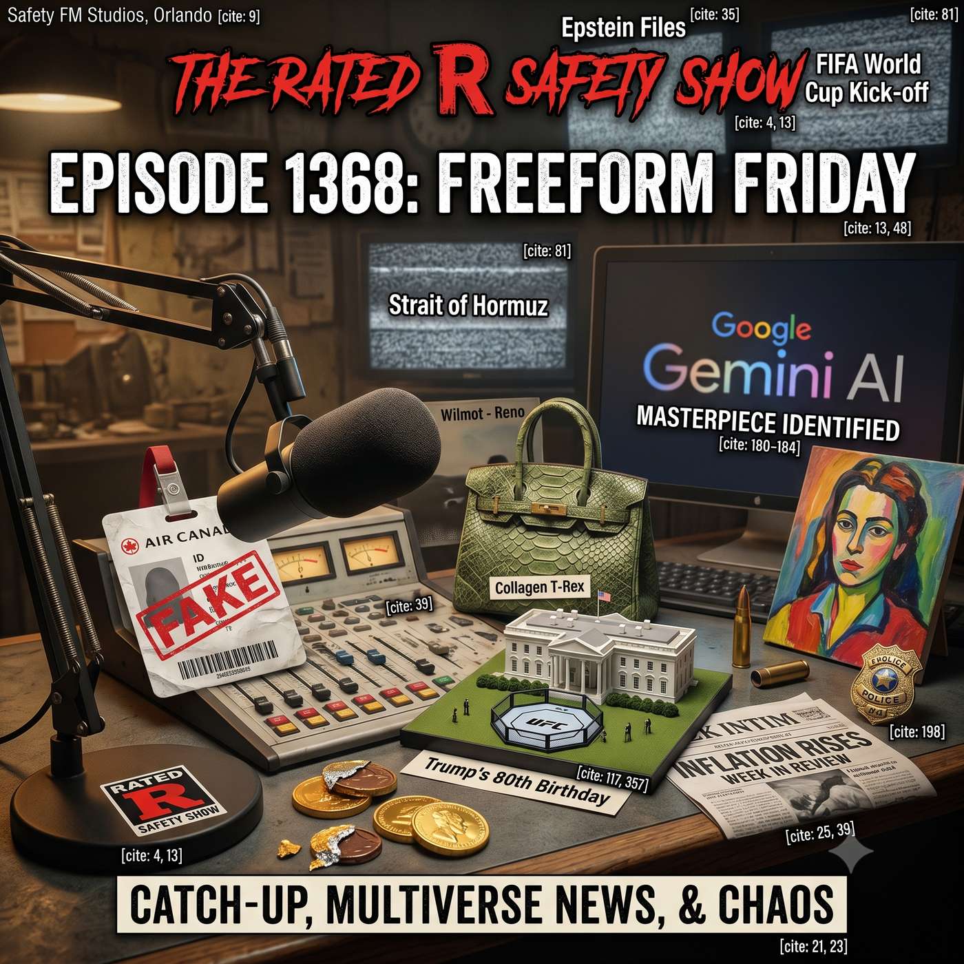 EP 1368: Freeform Friday, Fake Pilots, and Prehistoric Purses